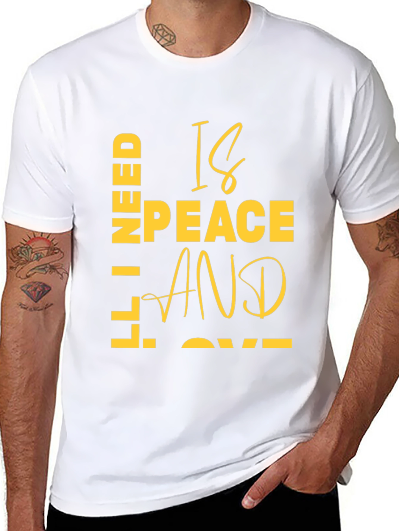 Peace and Love Graphic Tee