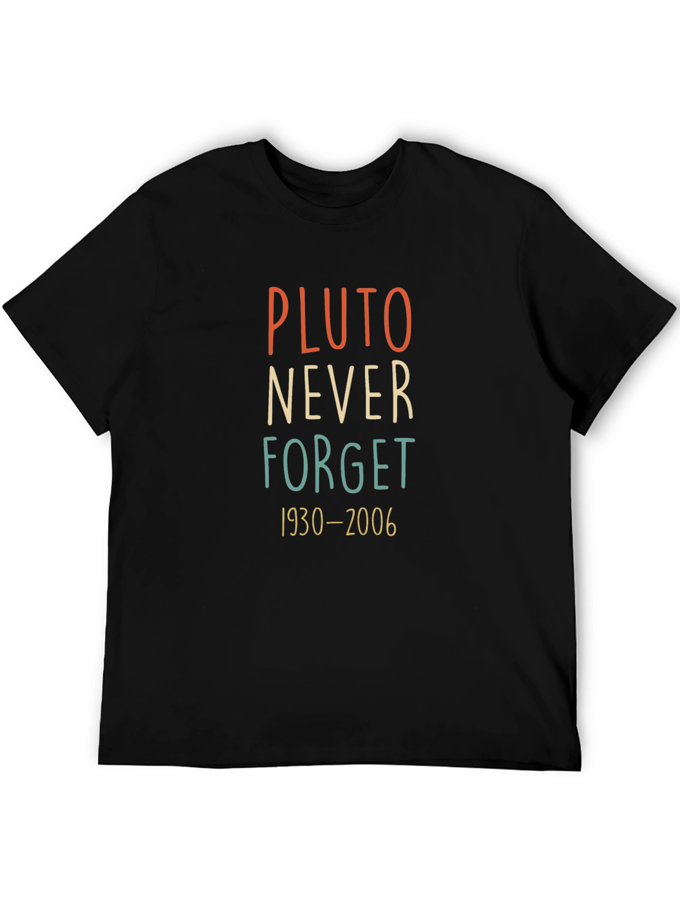 Pluto Never Forget Graphic T-Shirt