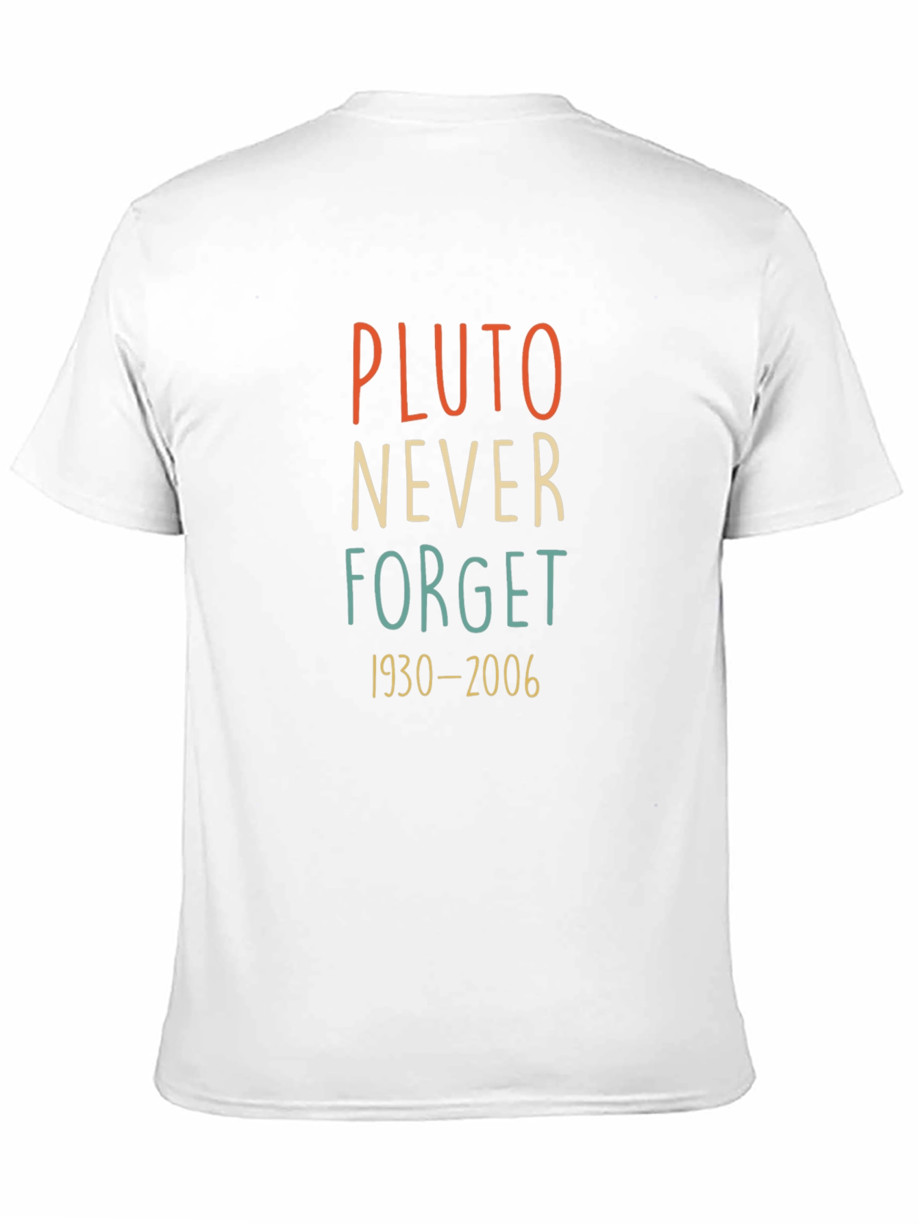 Pluto Never Forget Graphic T-Shirt