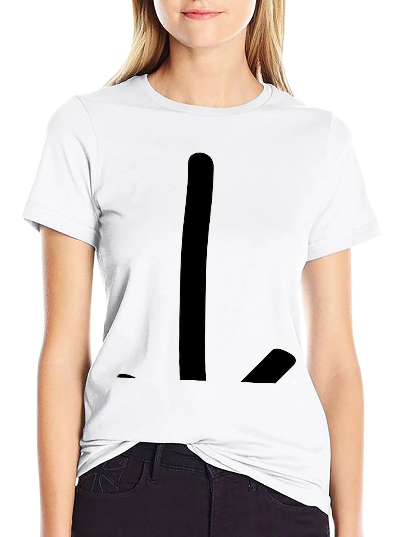 Minimalist L Black T-Shirt