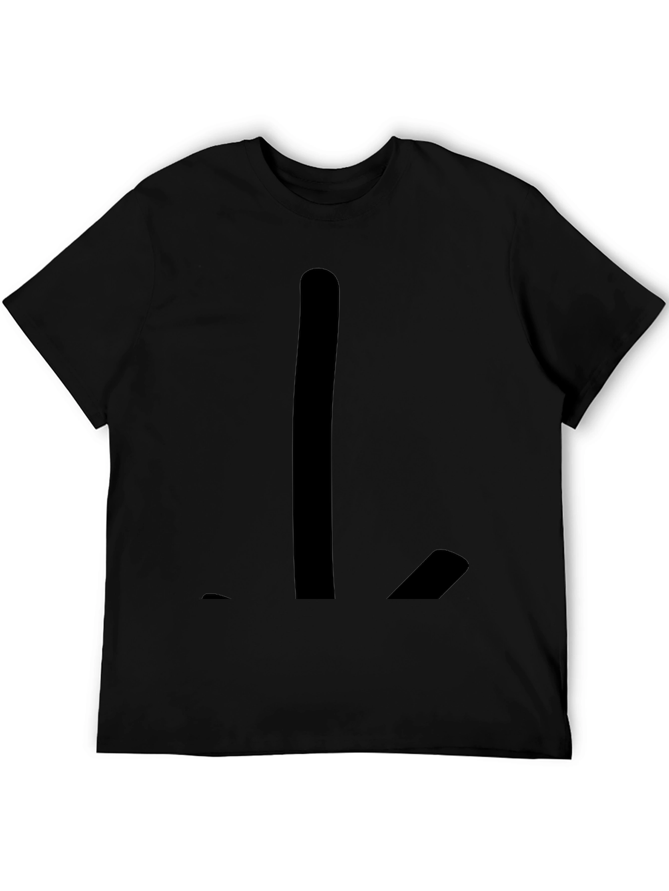 Minimalist L Black T-Shirt