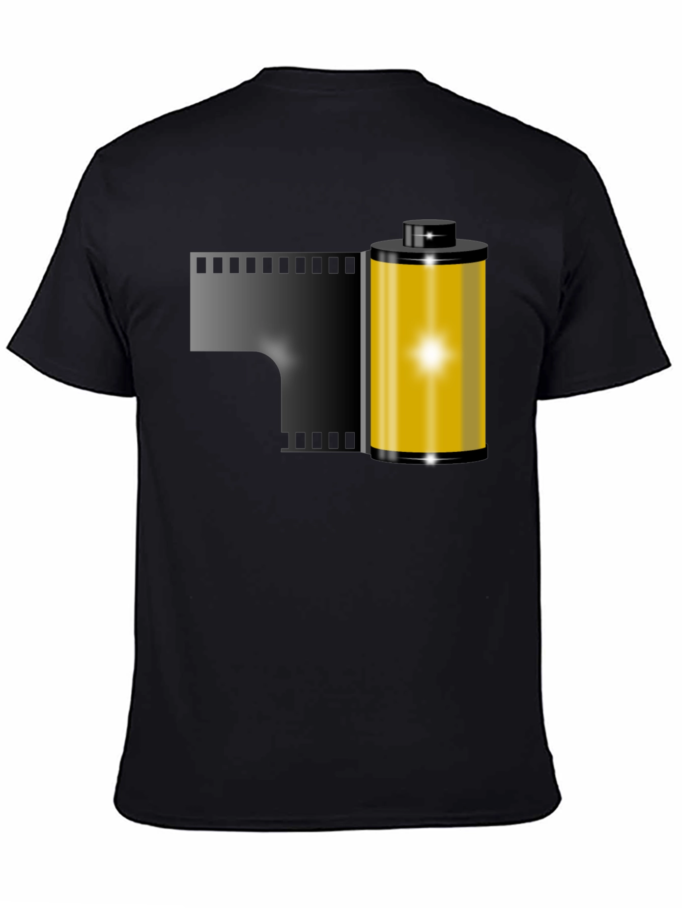 Film Roll Graphic Tee - Retro Photography Shirt