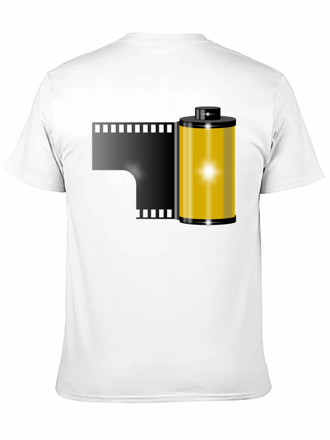 Film Roll Graphic Tee - Retro Photography Shirt