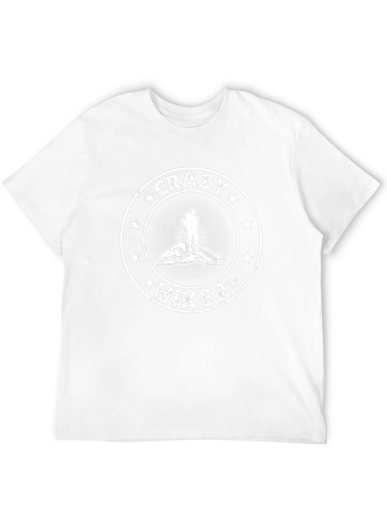 Crazy Hiker Graphic Tee - Black Adventure Shirt