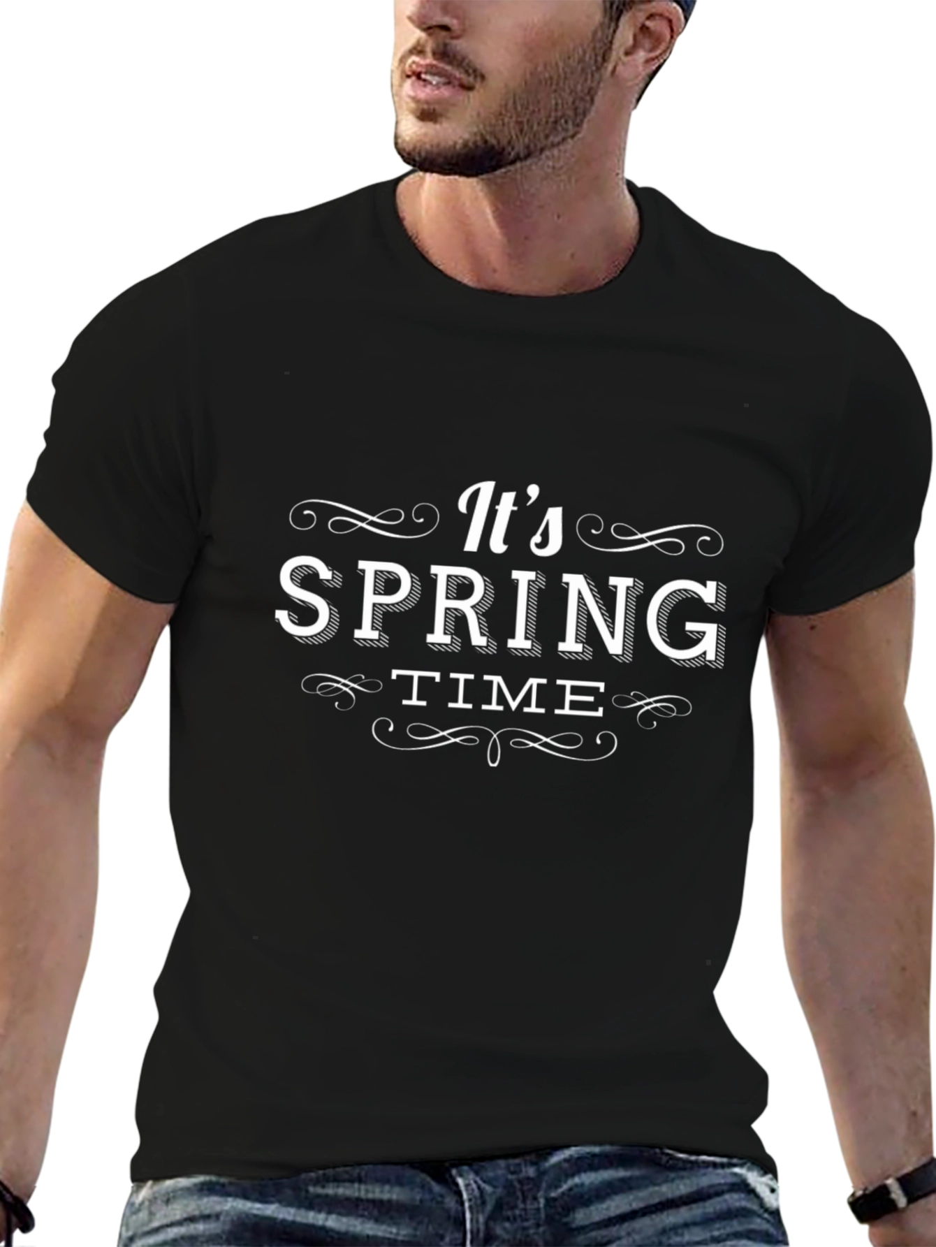 Its Spring Time T-Shirt - Black