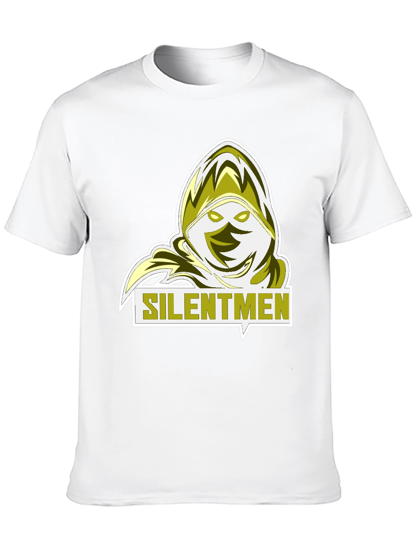 Silentmen Graphic Tee - Black Crew Neck T-Shirt