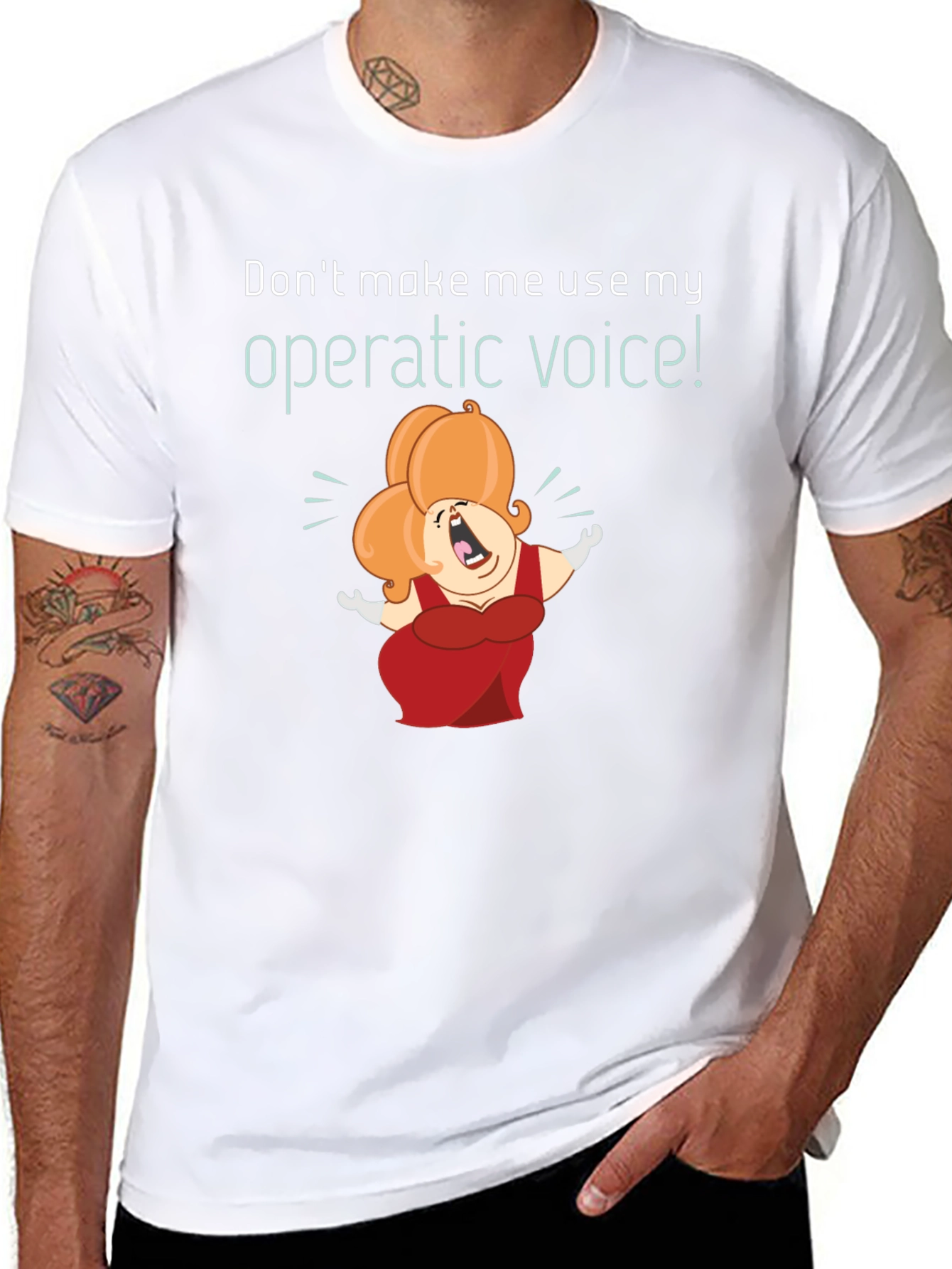 Operatic Voice T-Shirt: Funny Music Lover Tee