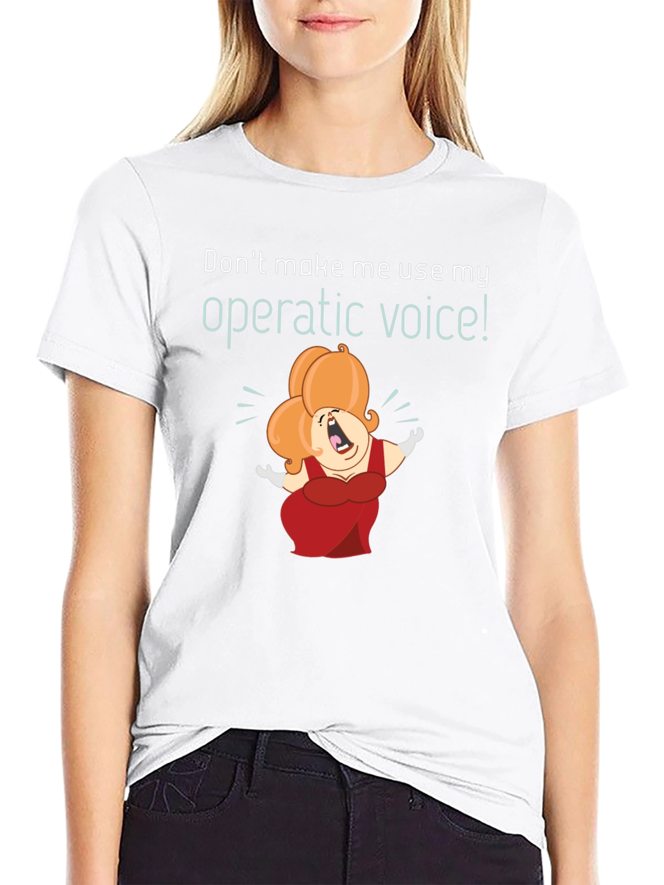 Operatic Voice T-Shirt: Funny Music Lover Tee