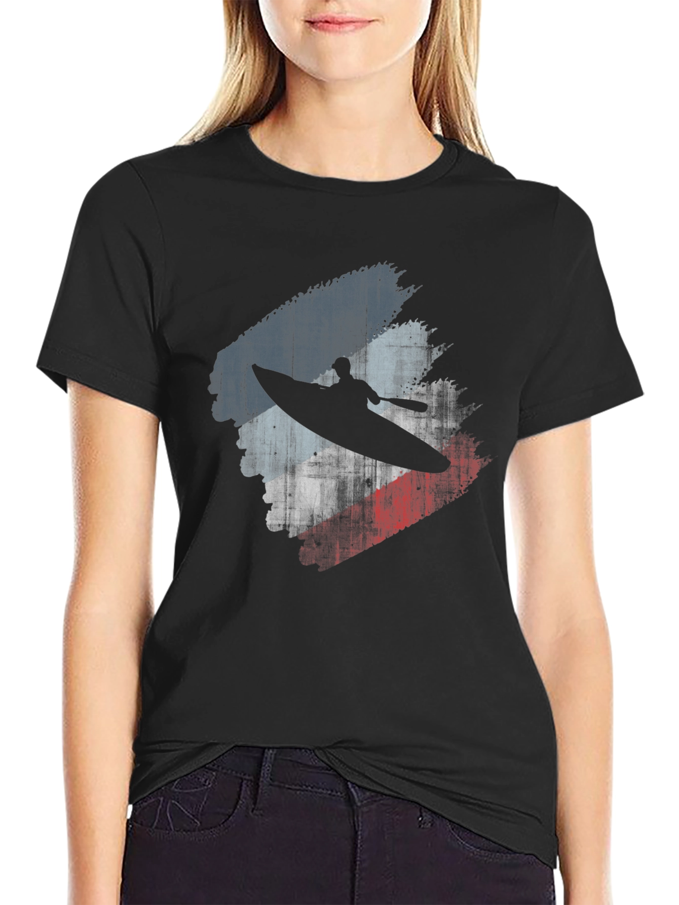 Kayaking Silhouette T-Shirt - Adventure Ready
