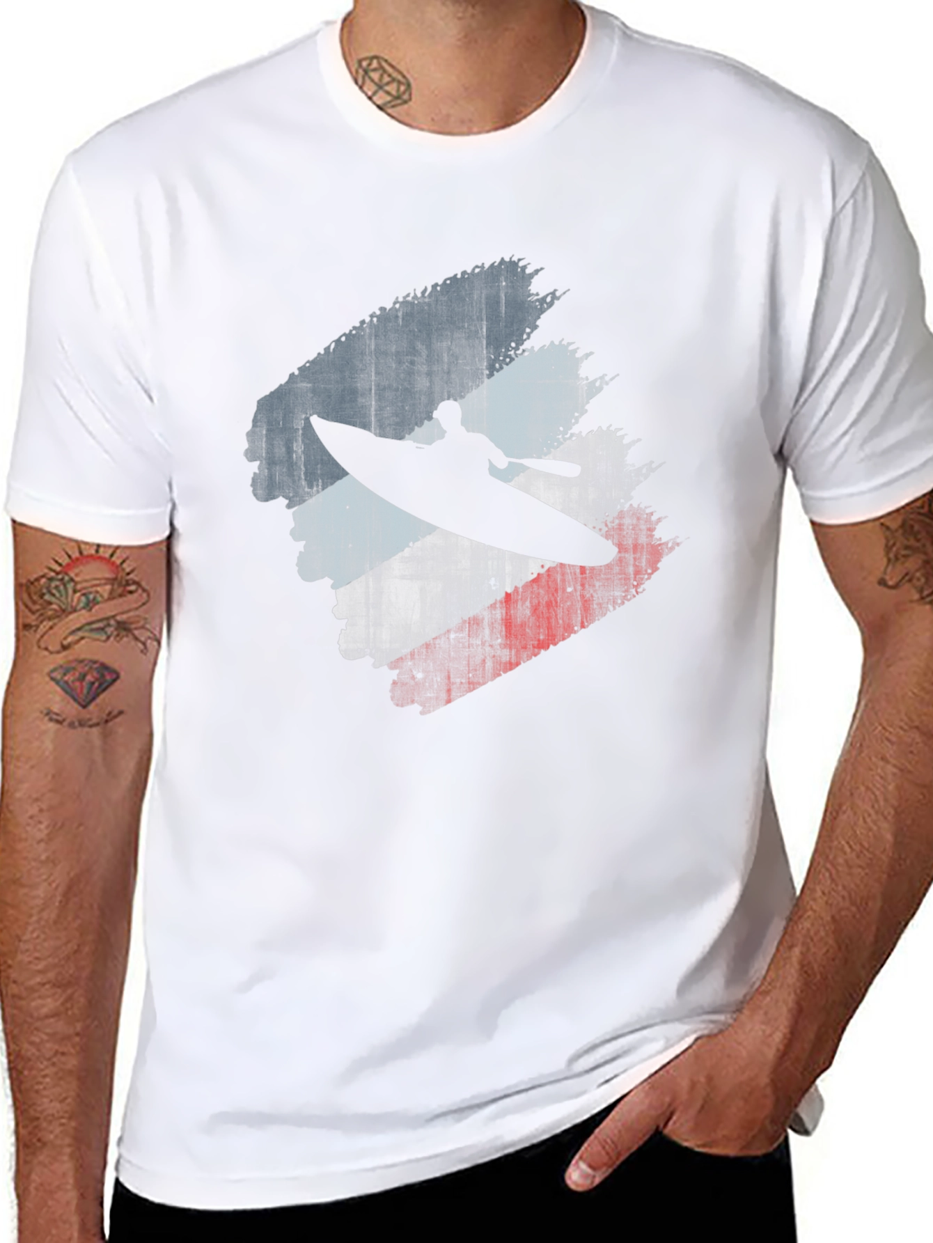 Kayaking Silhouette T-Shirt - Adventure Ready