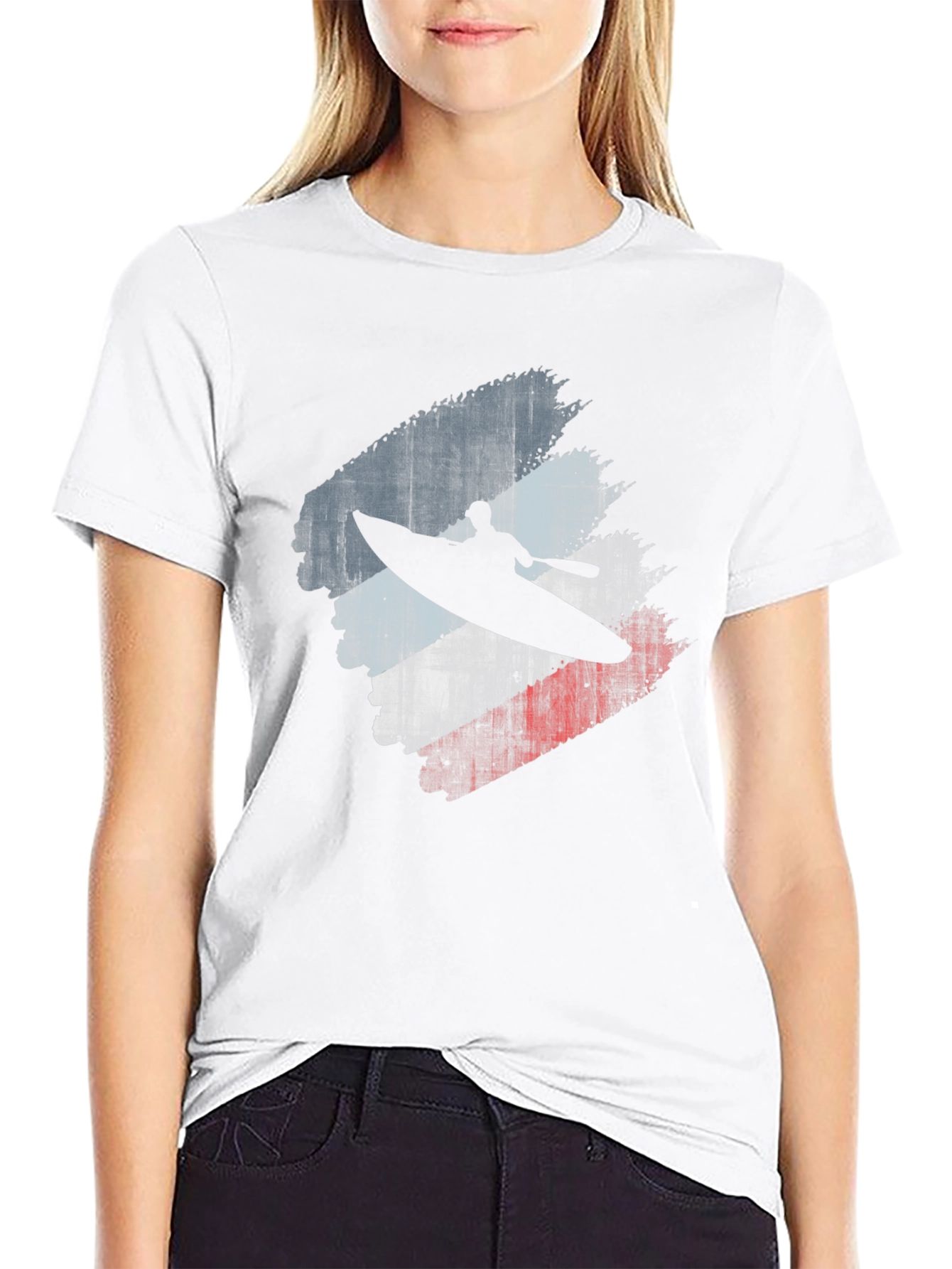 Kayaking Silhouette T-Shirt - Adventure Ready