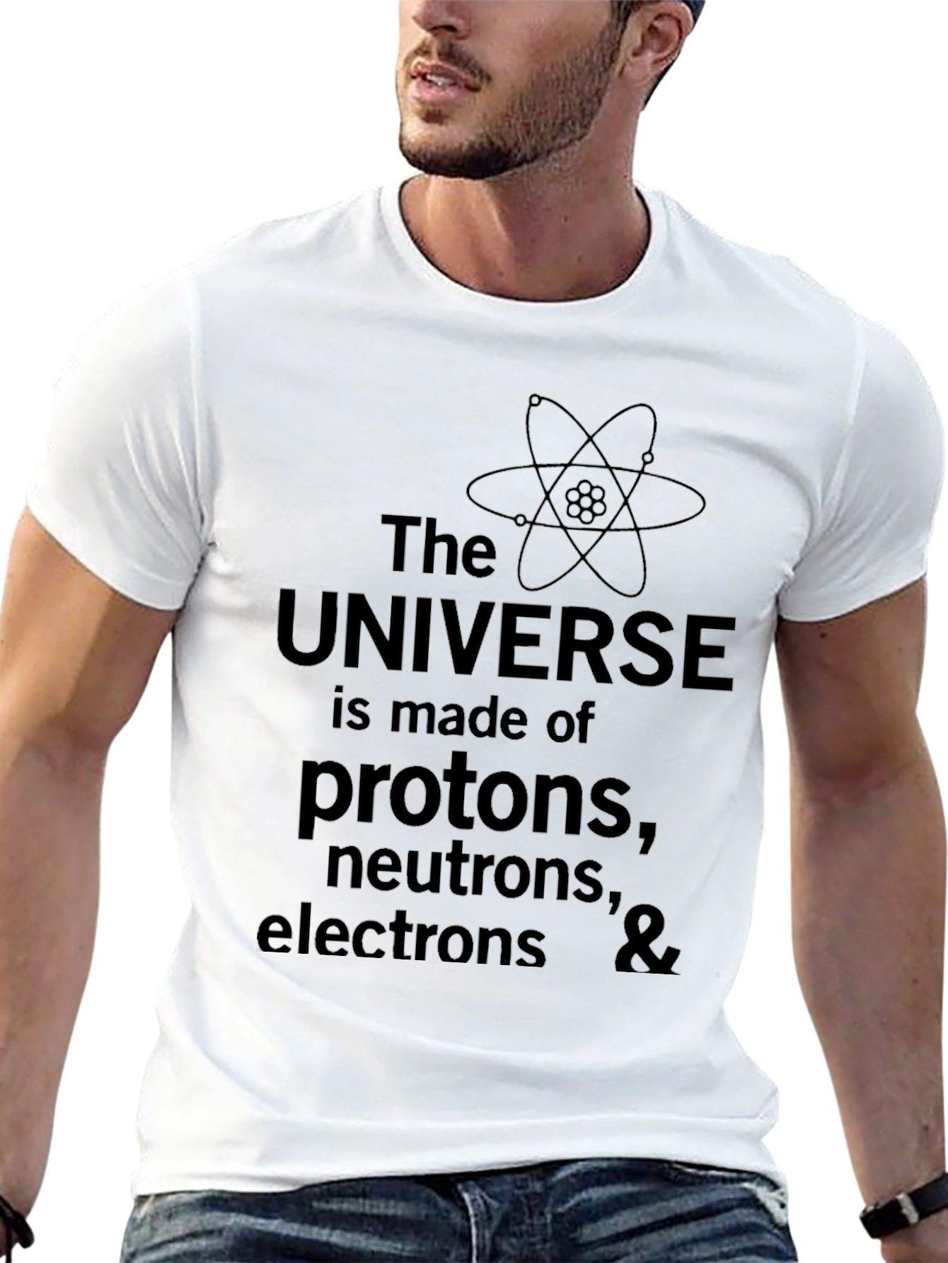 Science T-Shirt - Universe Made of Particles