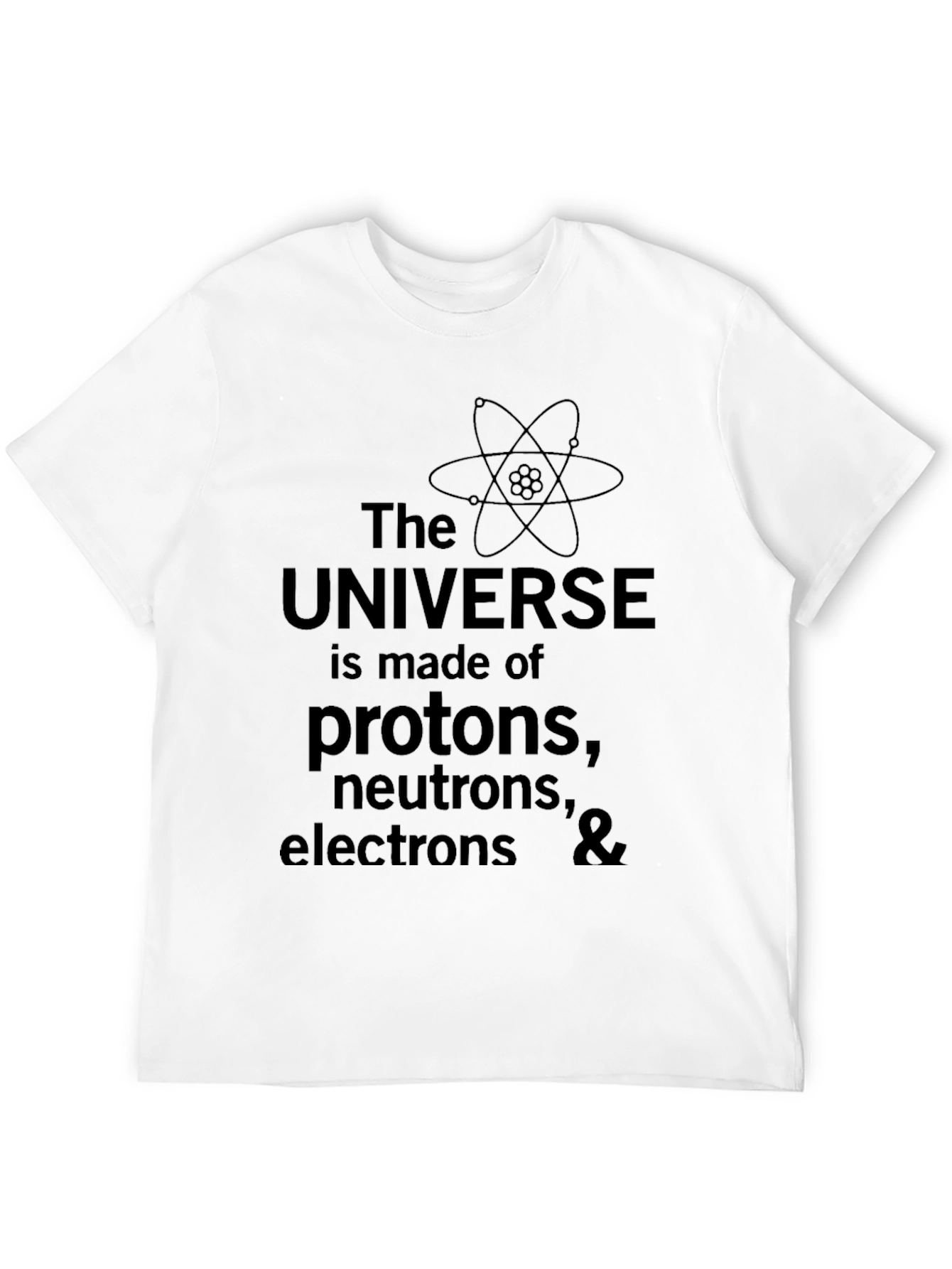 Science T-Shirt - Universe Made of Particles
