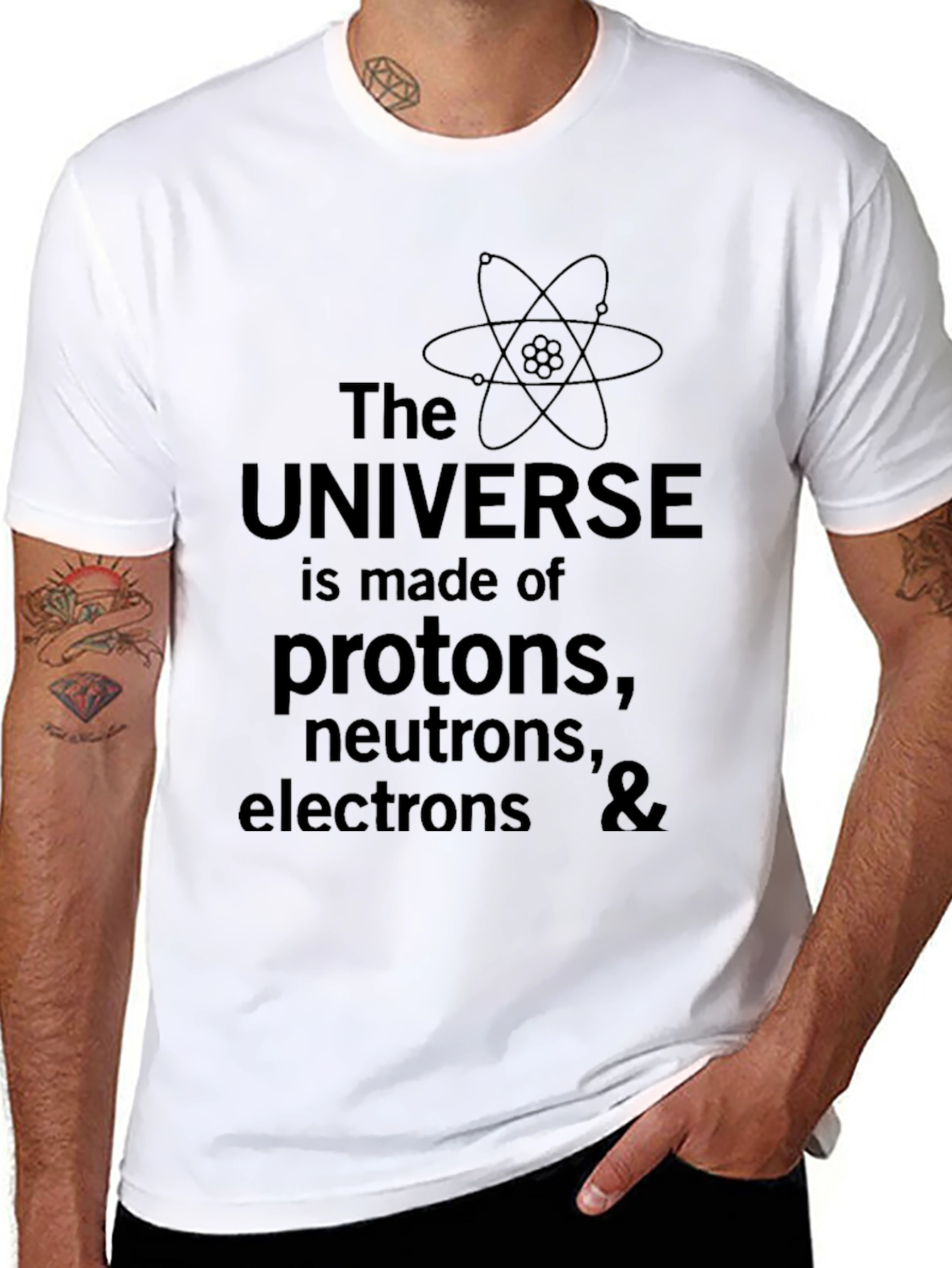 Science T-Shirt - Universe Made of Particles