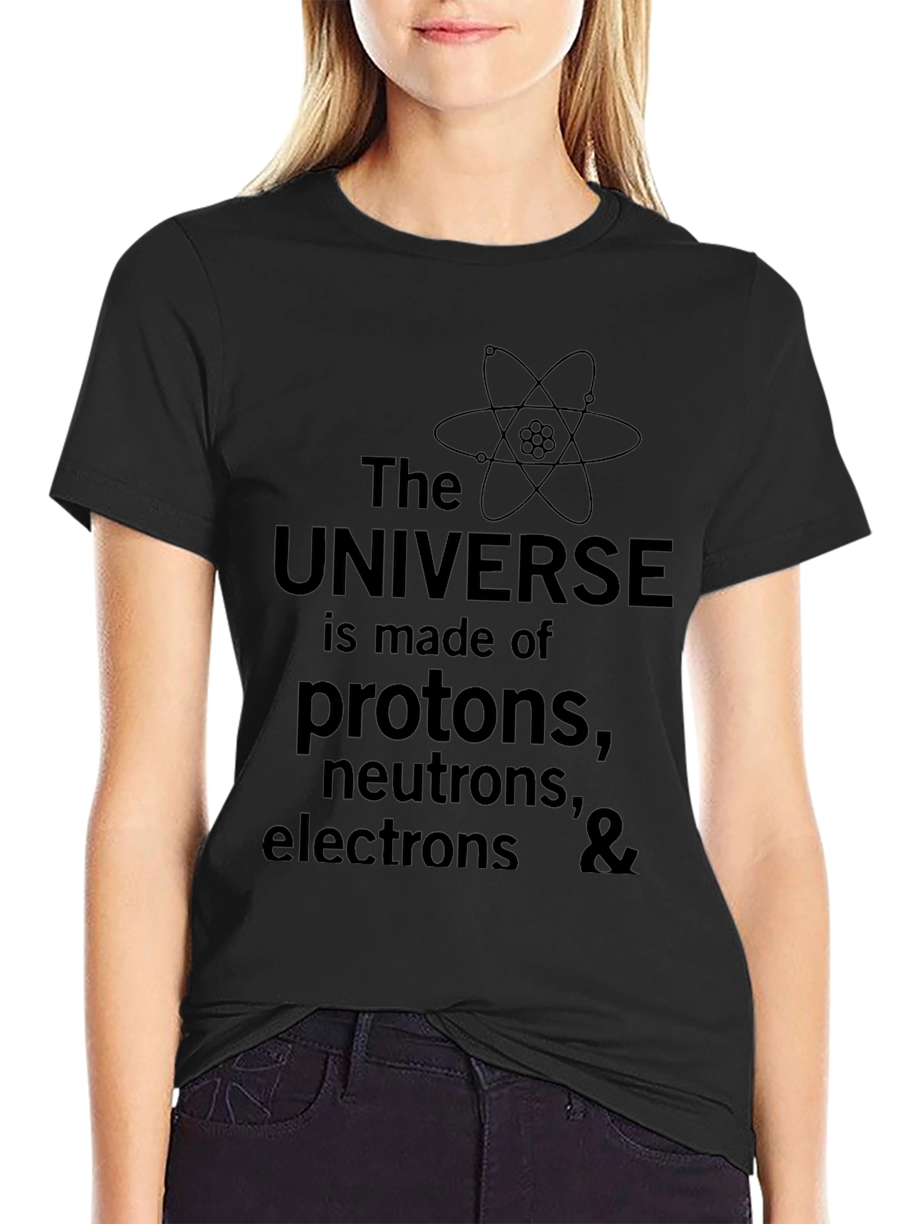 Science T-Shirt - Universe Made of Particles