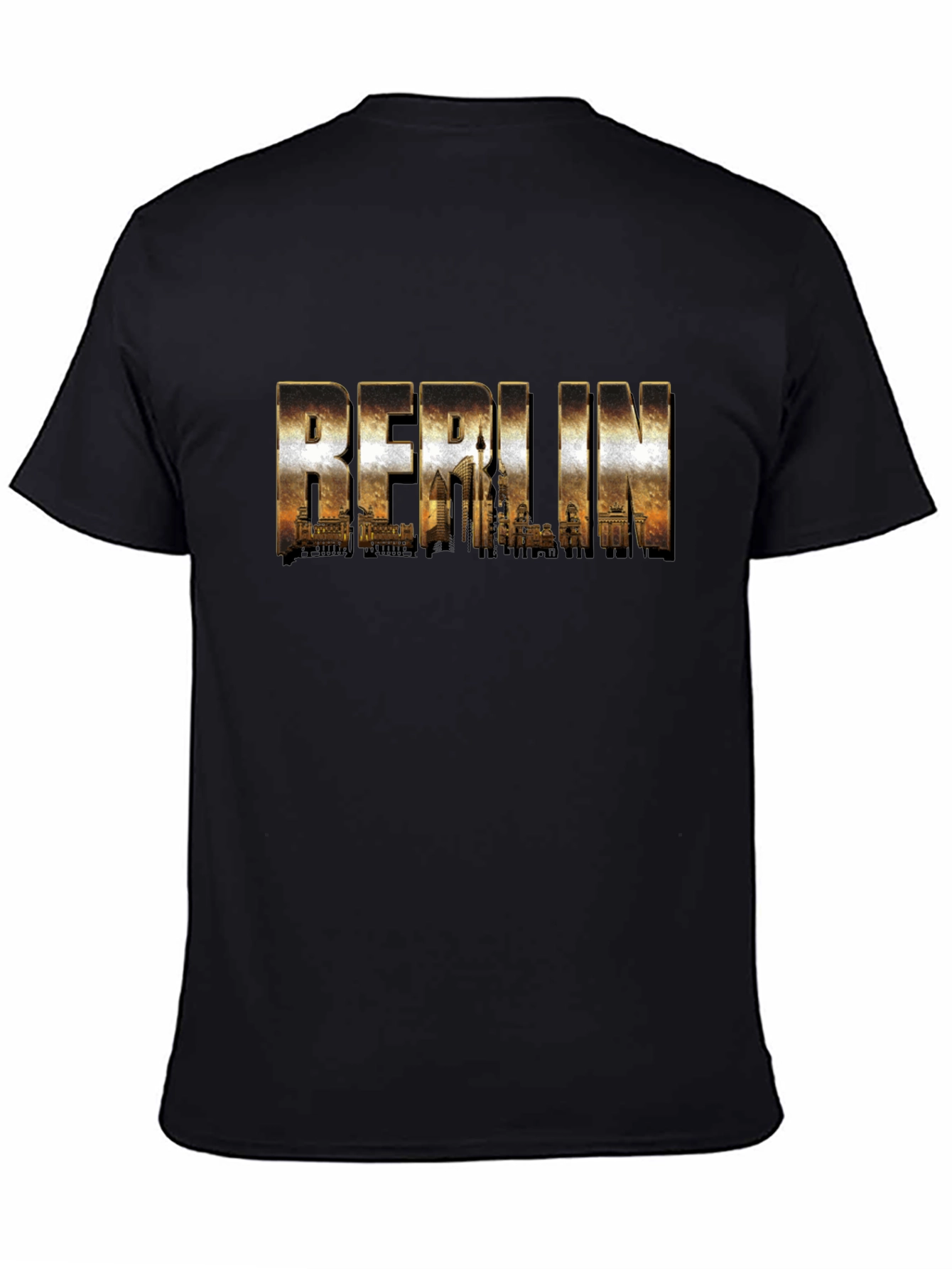 Berlin Skyline Graphic Tee - Black