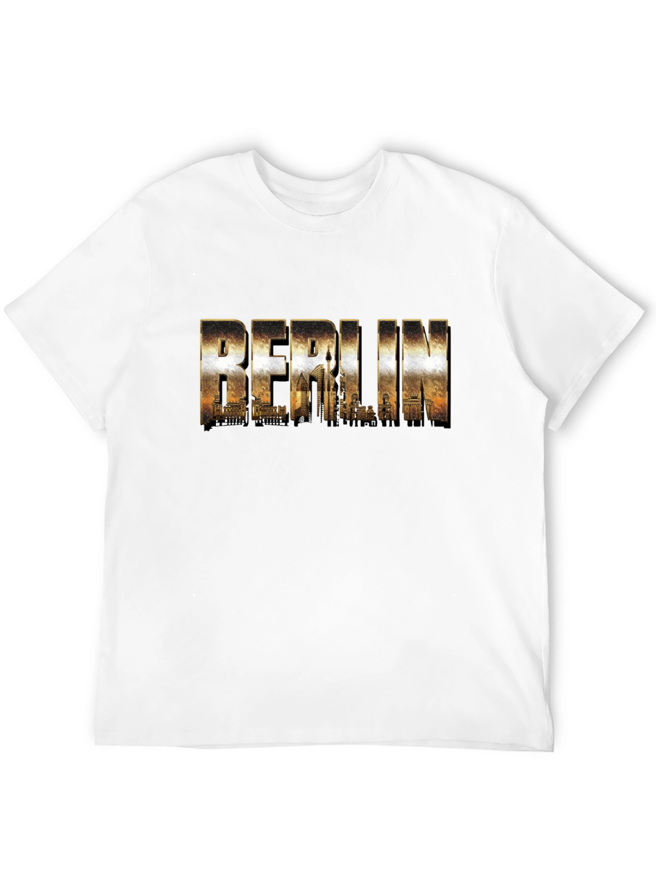 Berlin Skyline Graphic Tee - Black