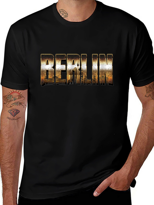 Berlin Skyline Graphic Tee - Black