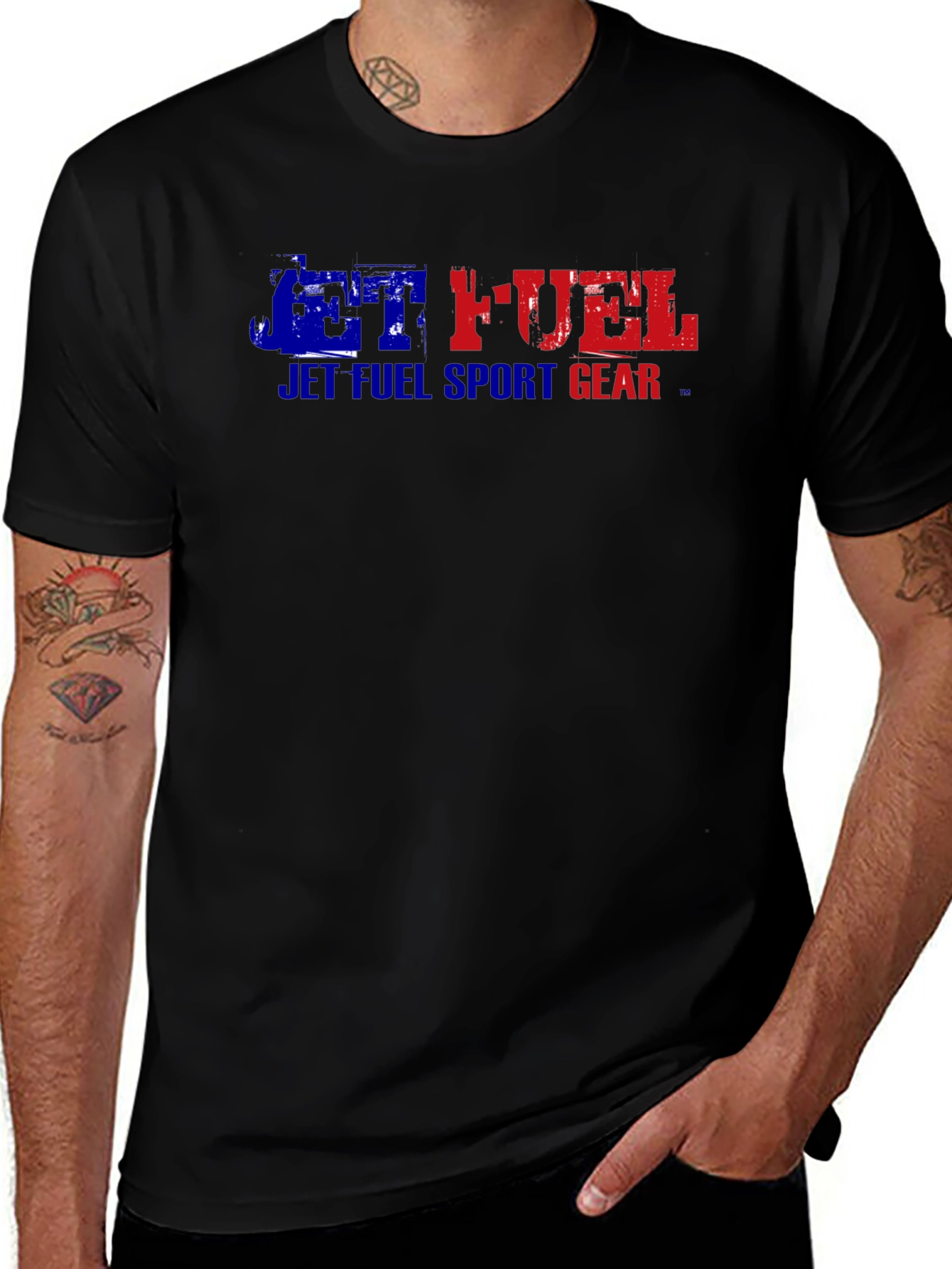 Jet Fuel Sport Gear Black T-Shirt