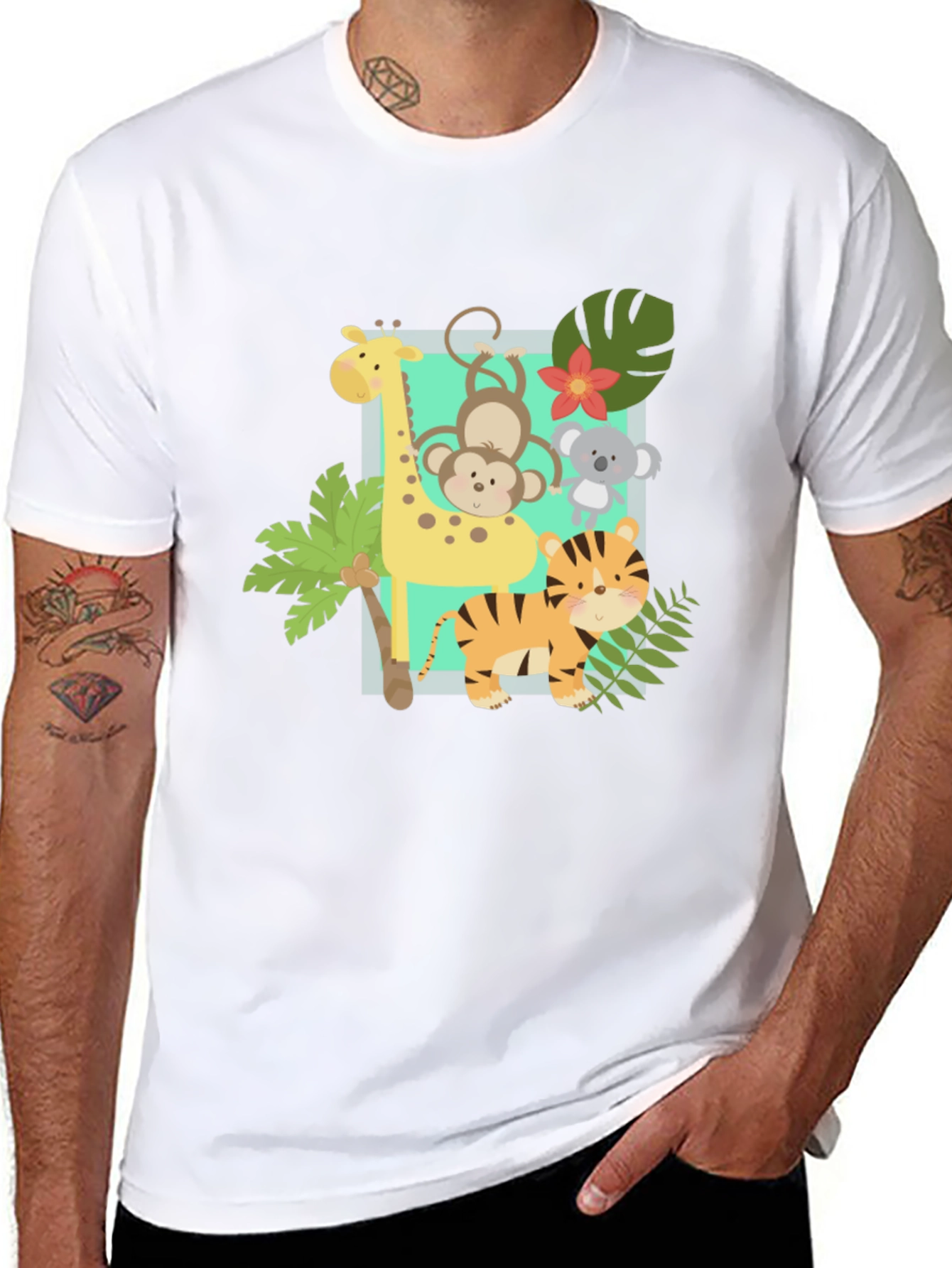 Jungle Friends Graphic T-Shirt