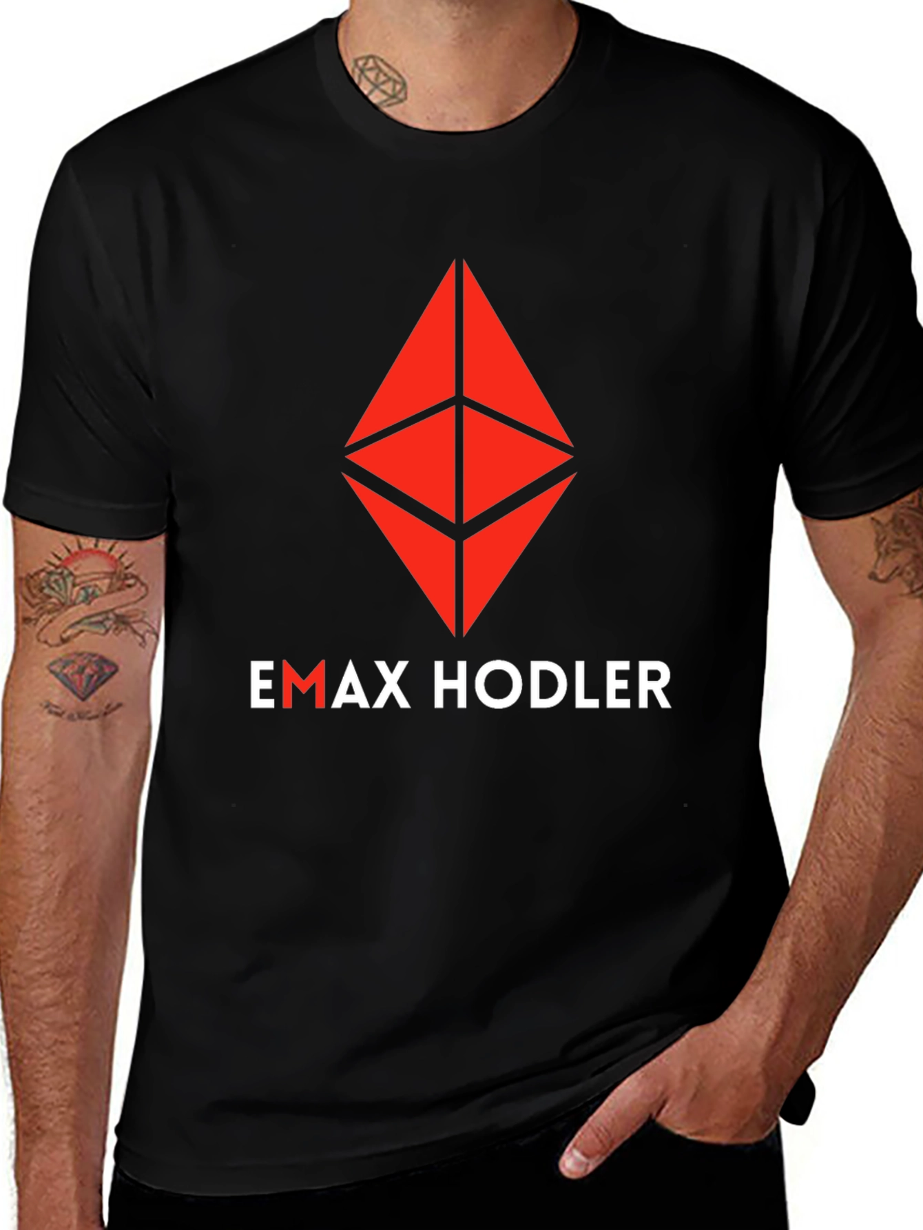 EMAX Hodler T-Shirt - Crypto Enthusiast Apparel