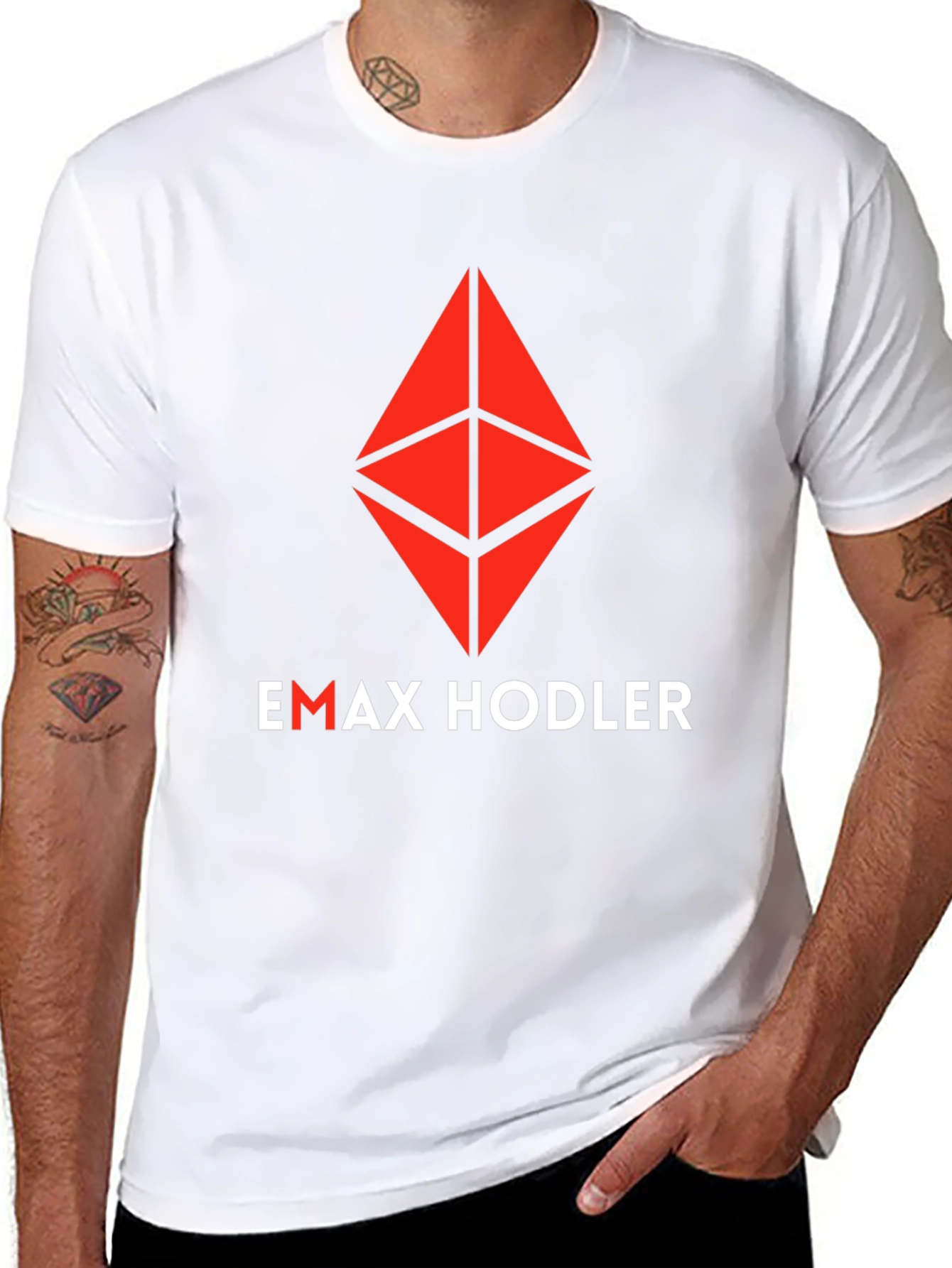 EMAX Hodler T-Shirt - Crypto Enthusiast Apparel