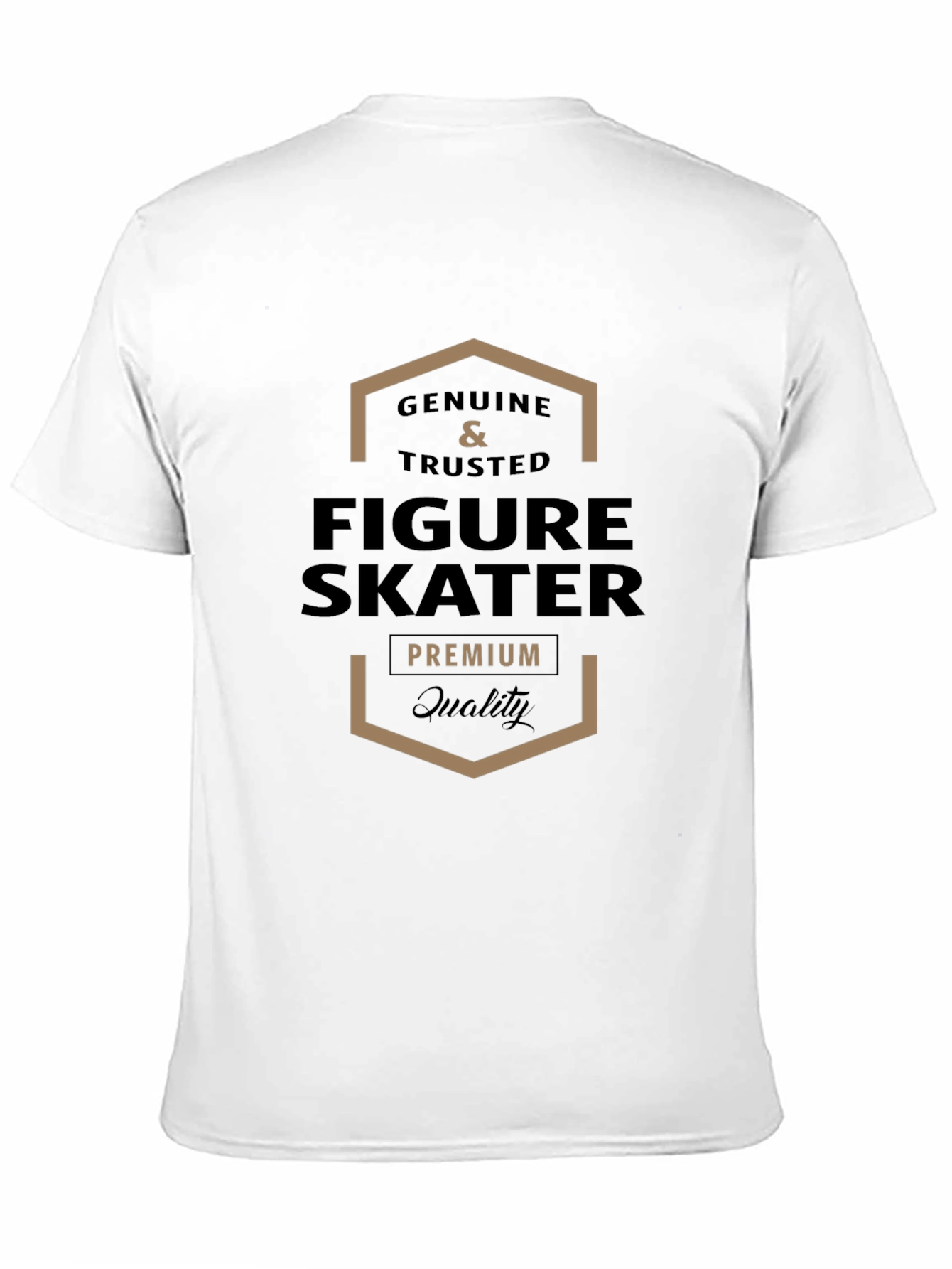 Genuine Figure Skater Premium Quality Black T-Shirt