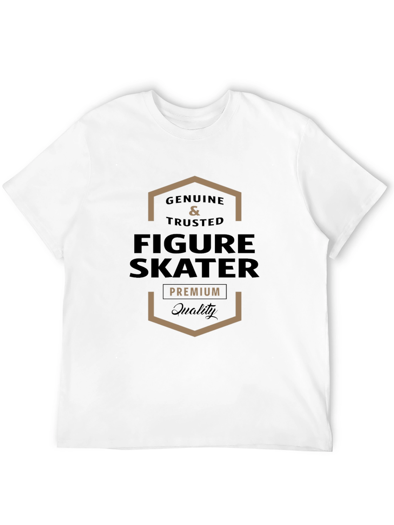 Genuine Figure Skater Premium Quality Black T-Shirt