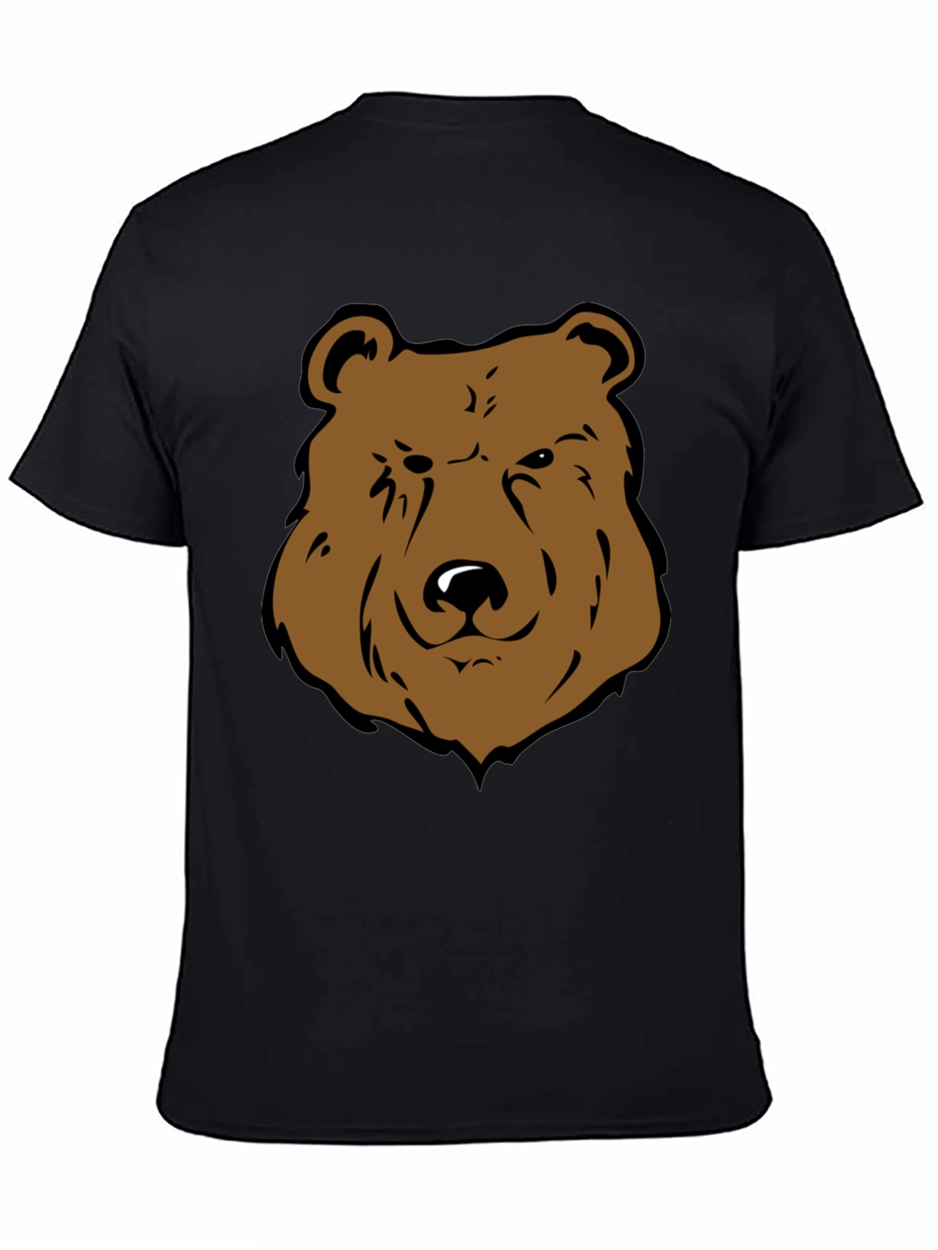 Bear Graphic Tee - Mens Black T-Shirt