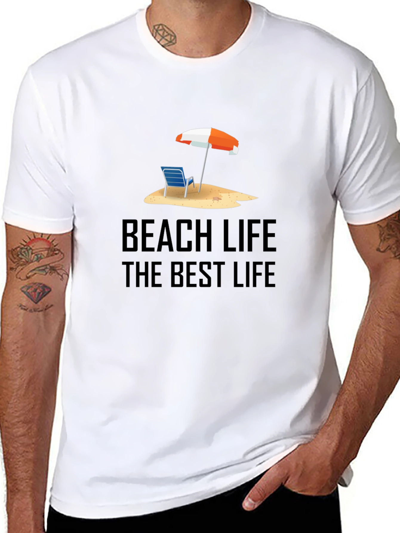 Beach Life Graphic Tee - Summer Vibes T-Shirt