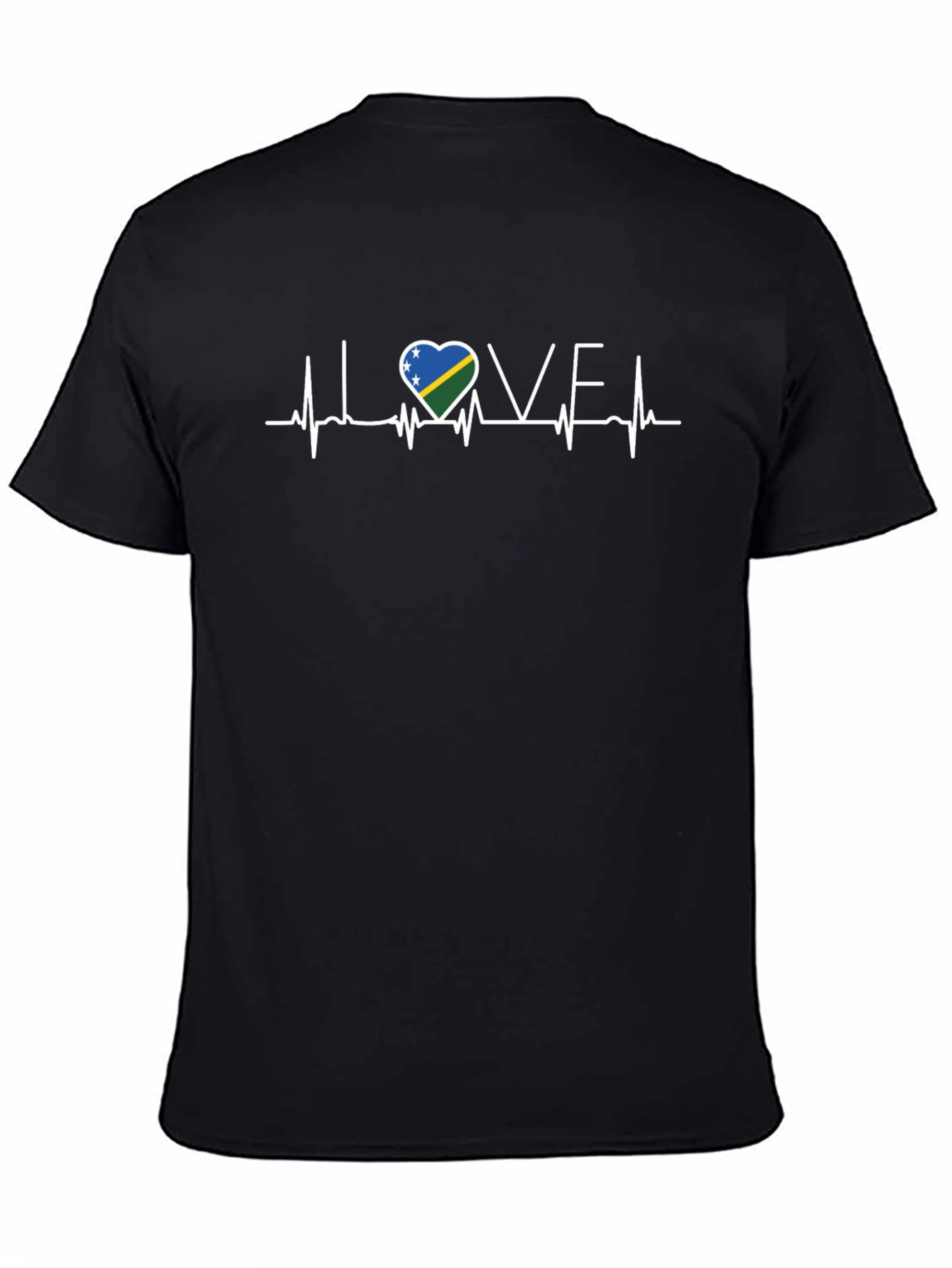 I Love Solomon Islands Heartbeat T-Shirt