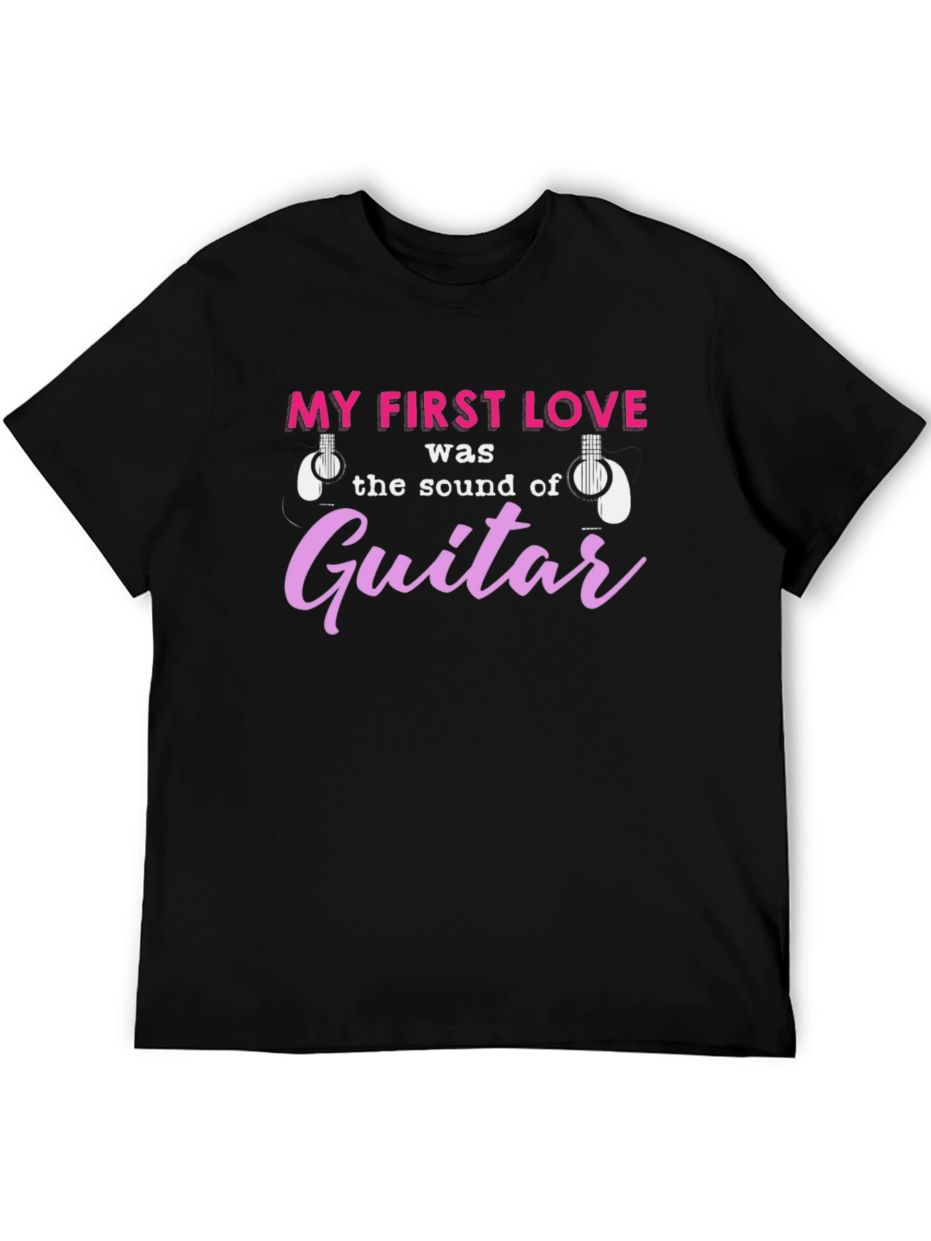 Guitar Lovers Tee - My First Love Was Guitar