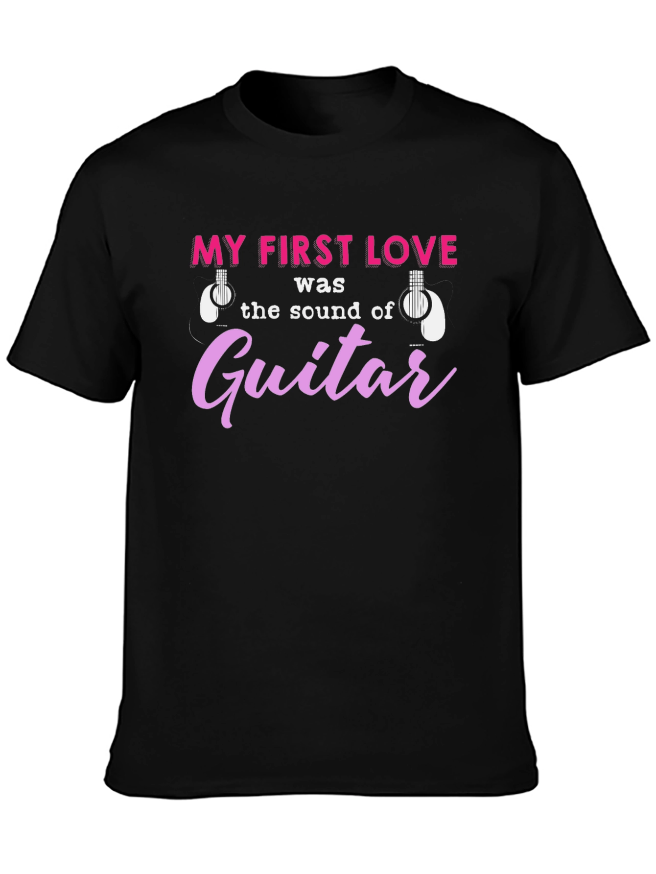 Guitar Lovers Tee - My First Love Was Guitar