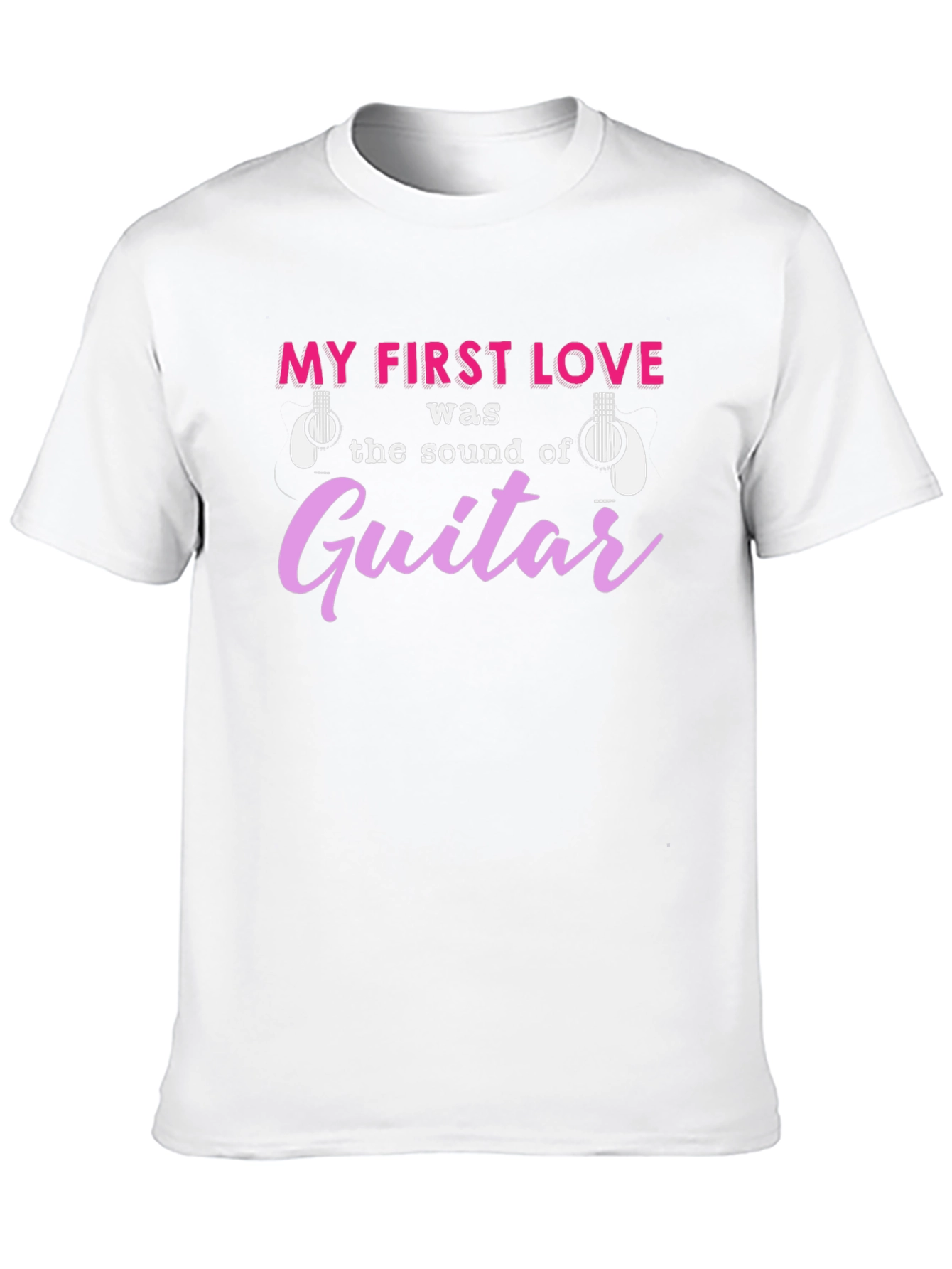 Guitar Lovers Tee - My First Love Was Guitar