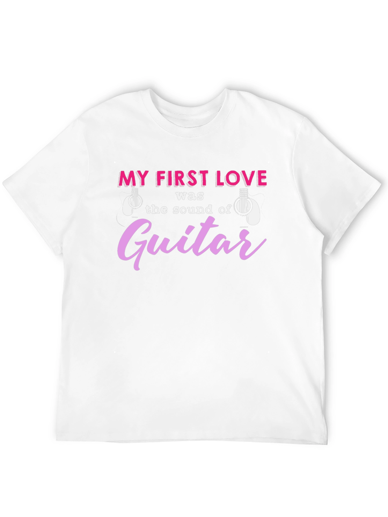 Guitar Lovers Tee - My First Love Was Guitar