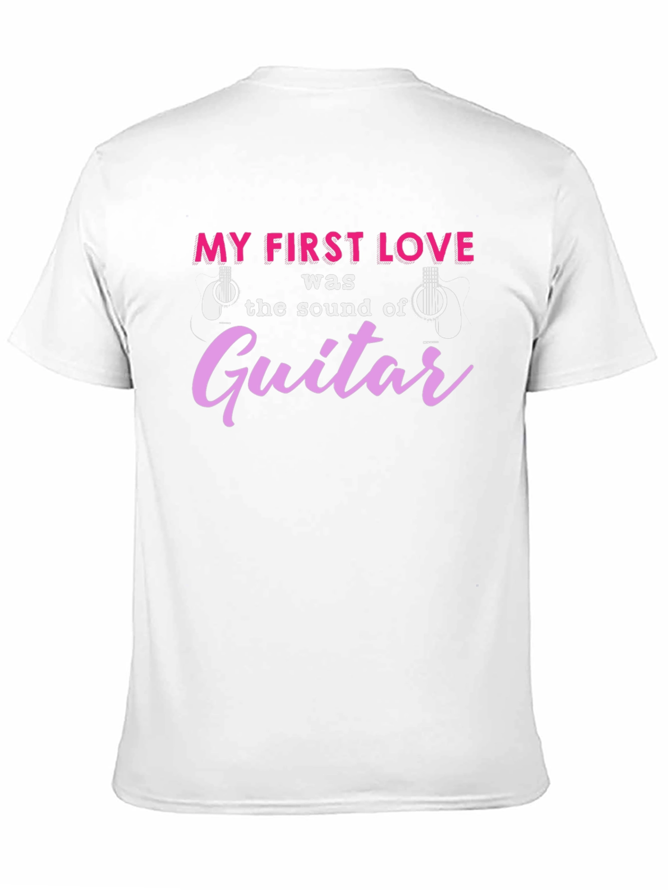 Guitar Lovers Tee - My First Love Was Guitar