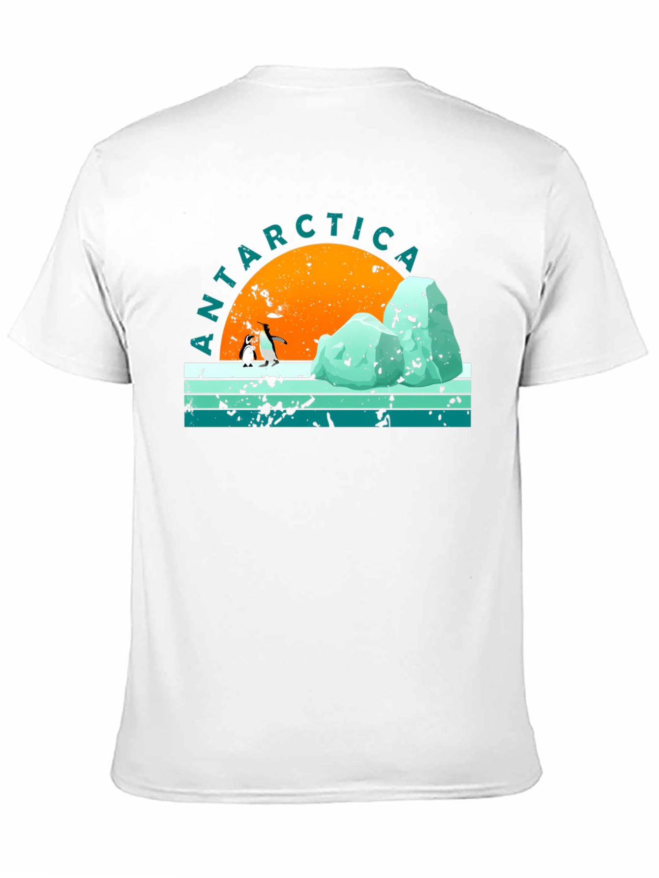 Antarctica Penguin Graphic T-Shirt