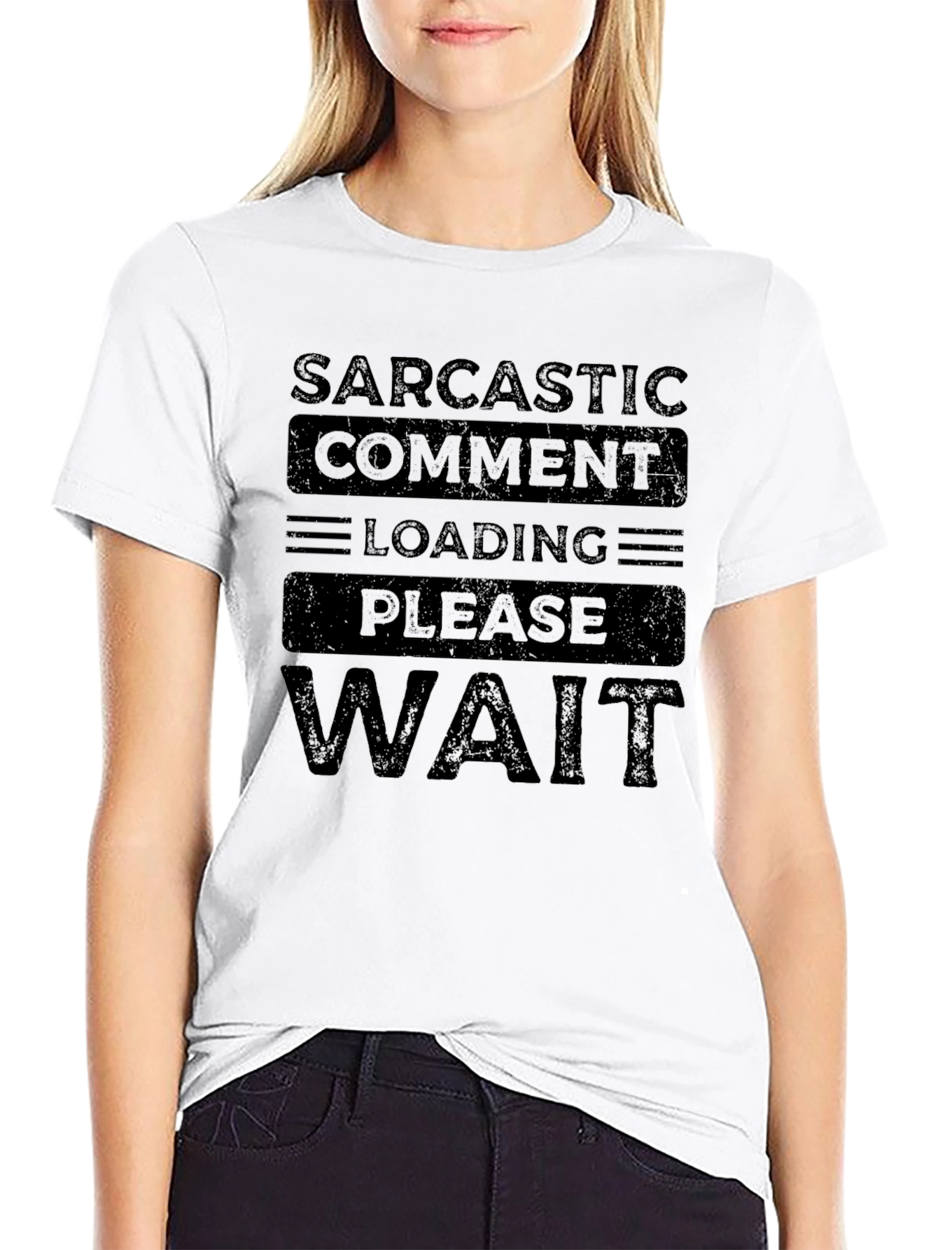 Sarcastic Comment Loading T-Shirt - Funny Novelty Tee