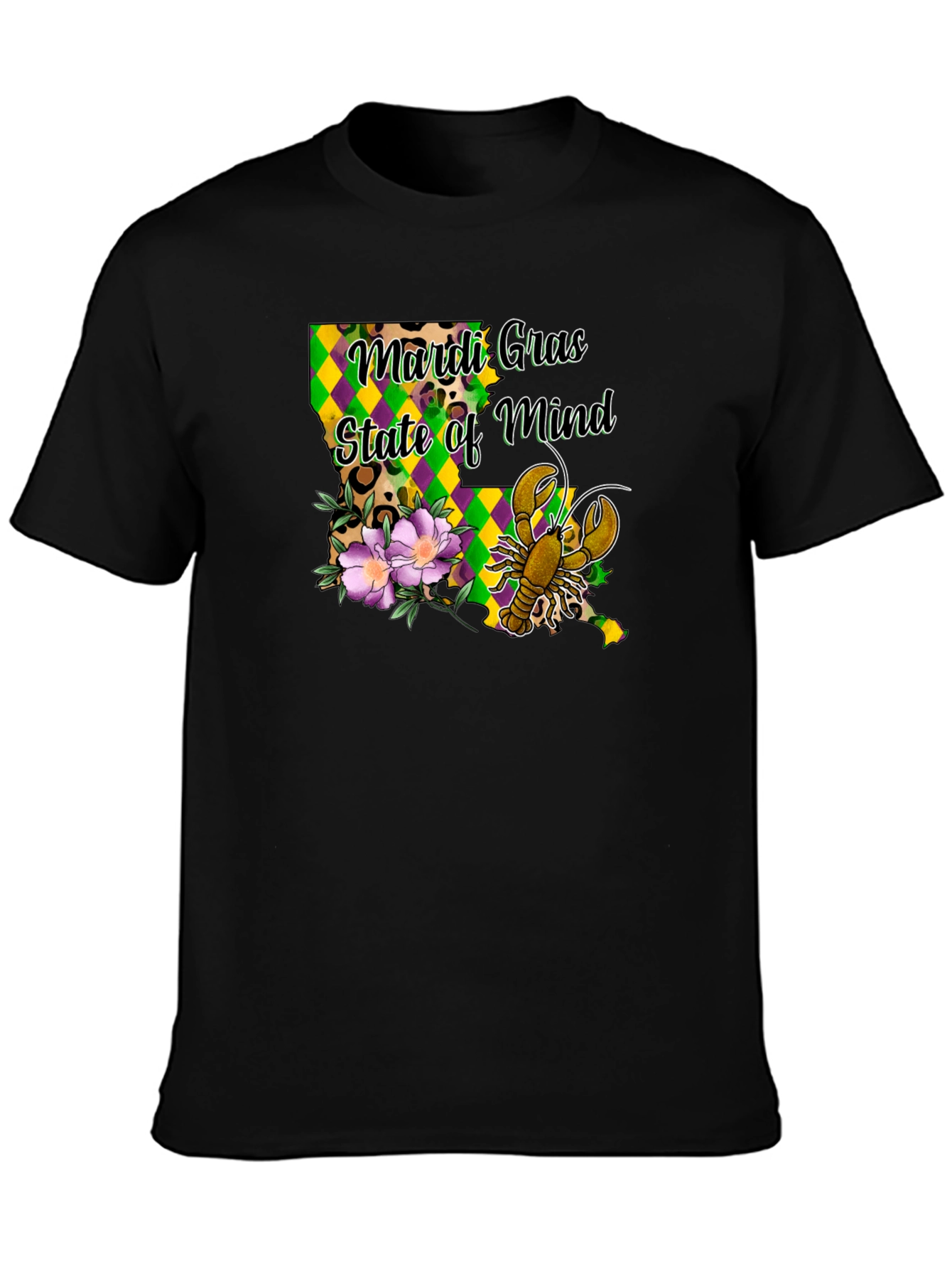Mardi Gras State of Mind Louisiana T-Shirt