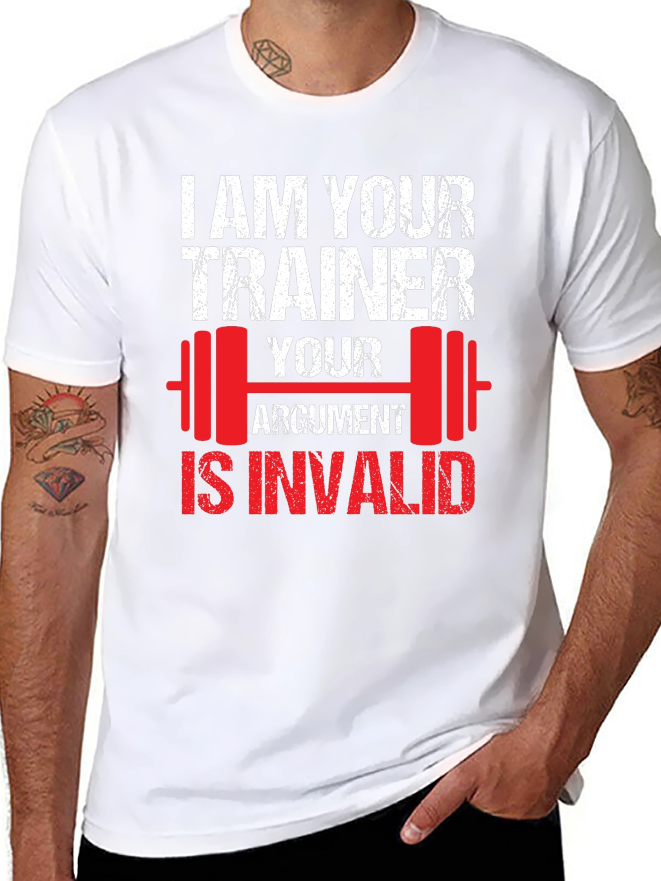 Trainer Argument T-Shirt: Gym Humor Tee