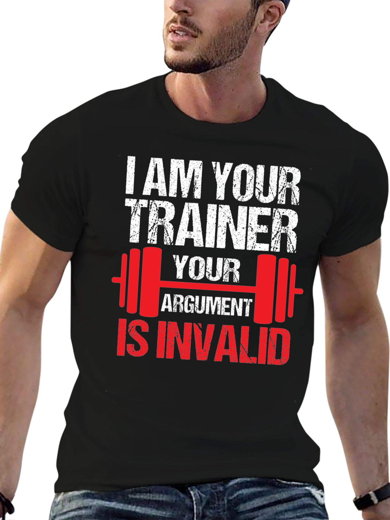 Trainer Argument T-Shirt: Gym Humor Tee