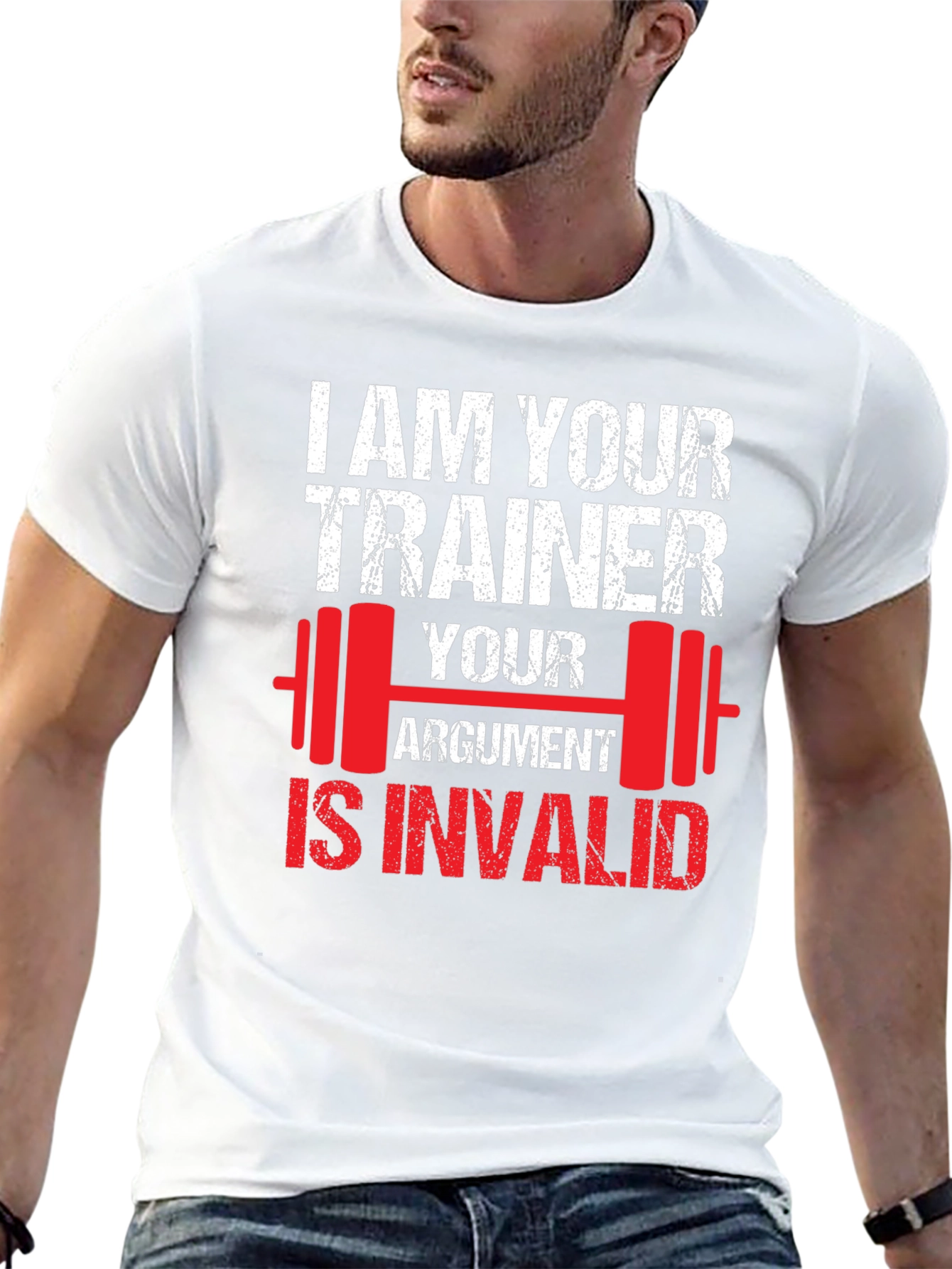 Trainer Argument T-Shirt: Gym Humor Tee