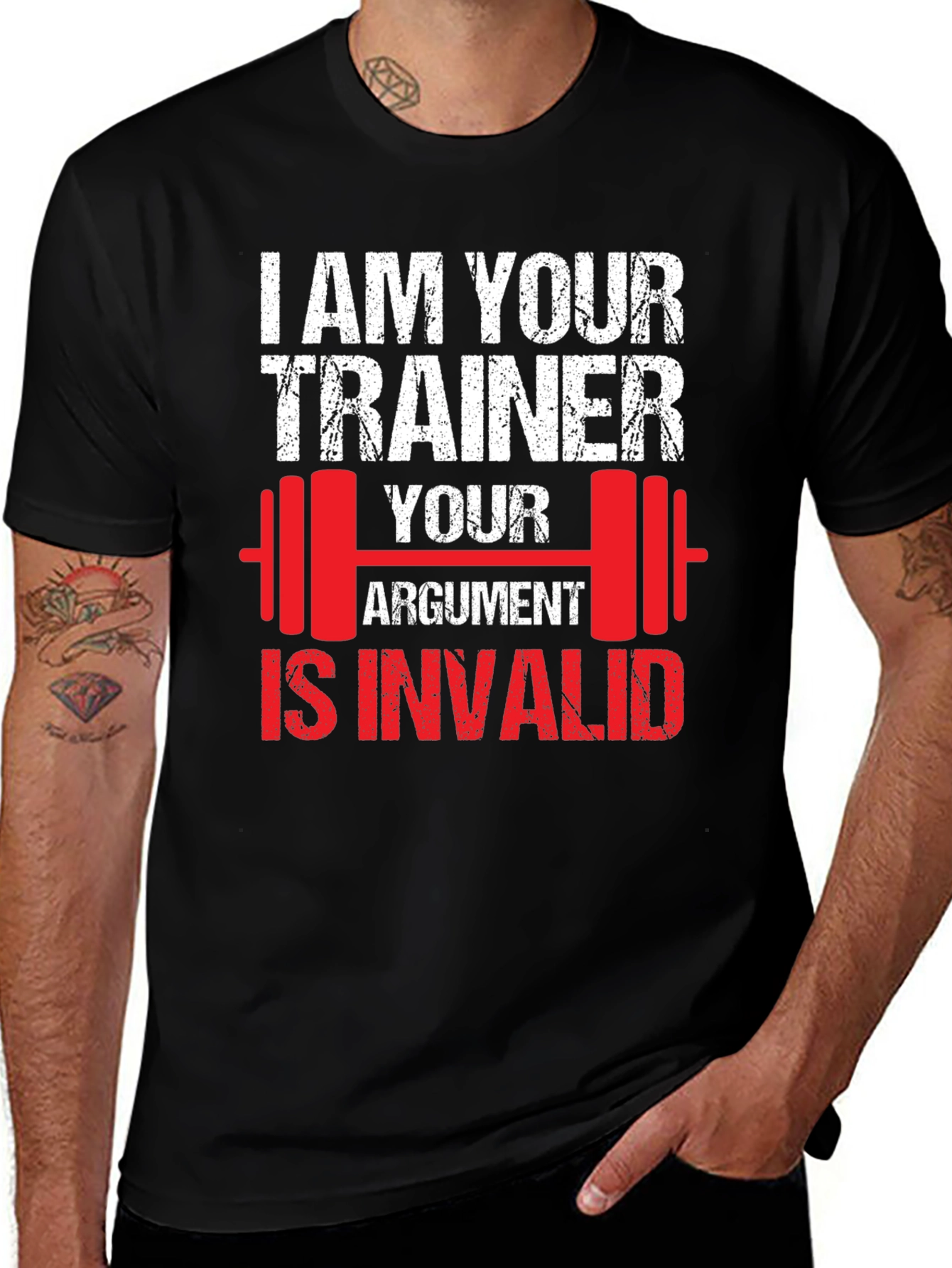 Trainer Argument T-Shirt: Gym Humor Tee