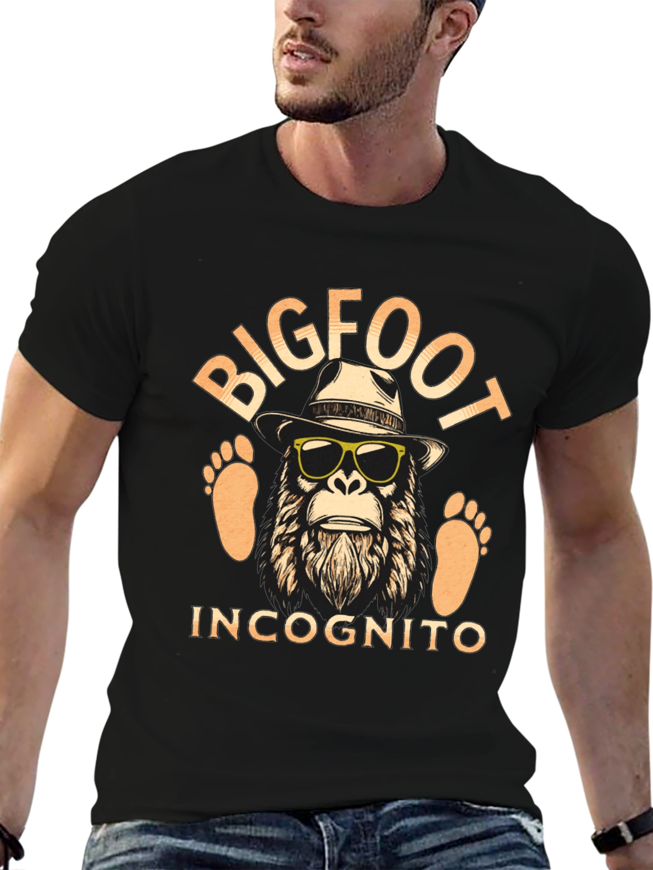 Bigfoot Incognito T-Shirt - Funny Cryptid Tee