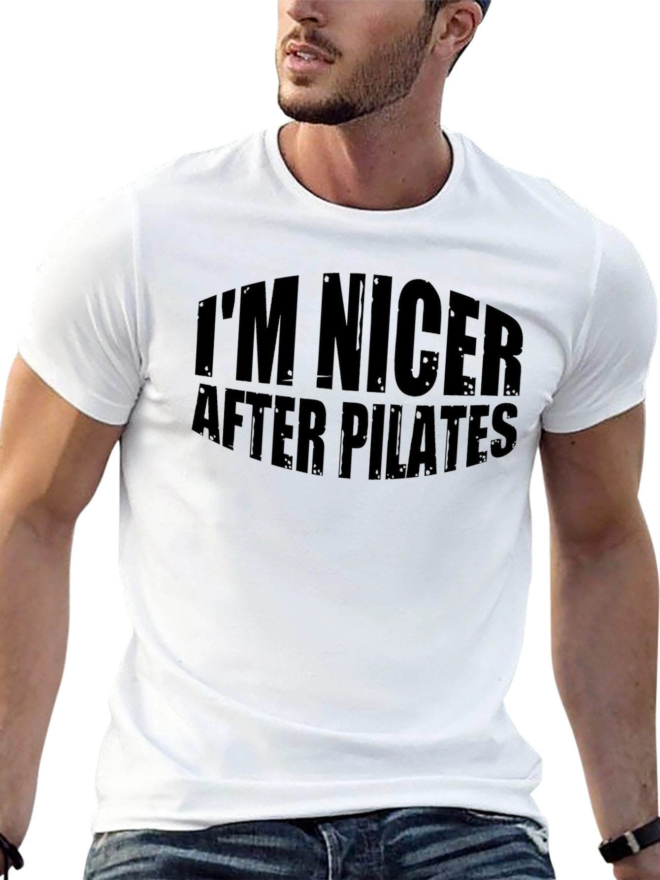 Im Nicer After Pilates Black T-Shirt