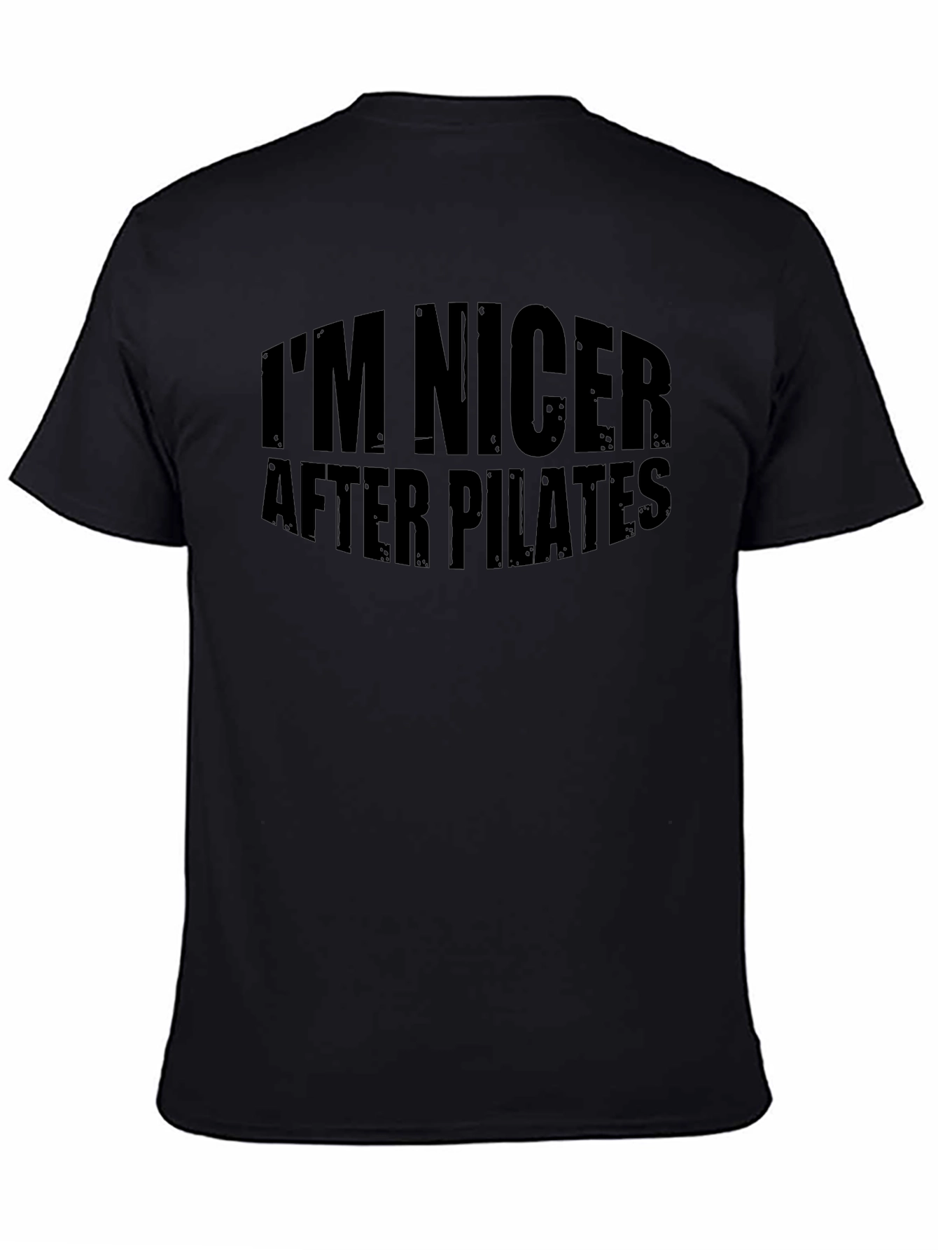 Im Nicer After Pilates Black T-Shirt