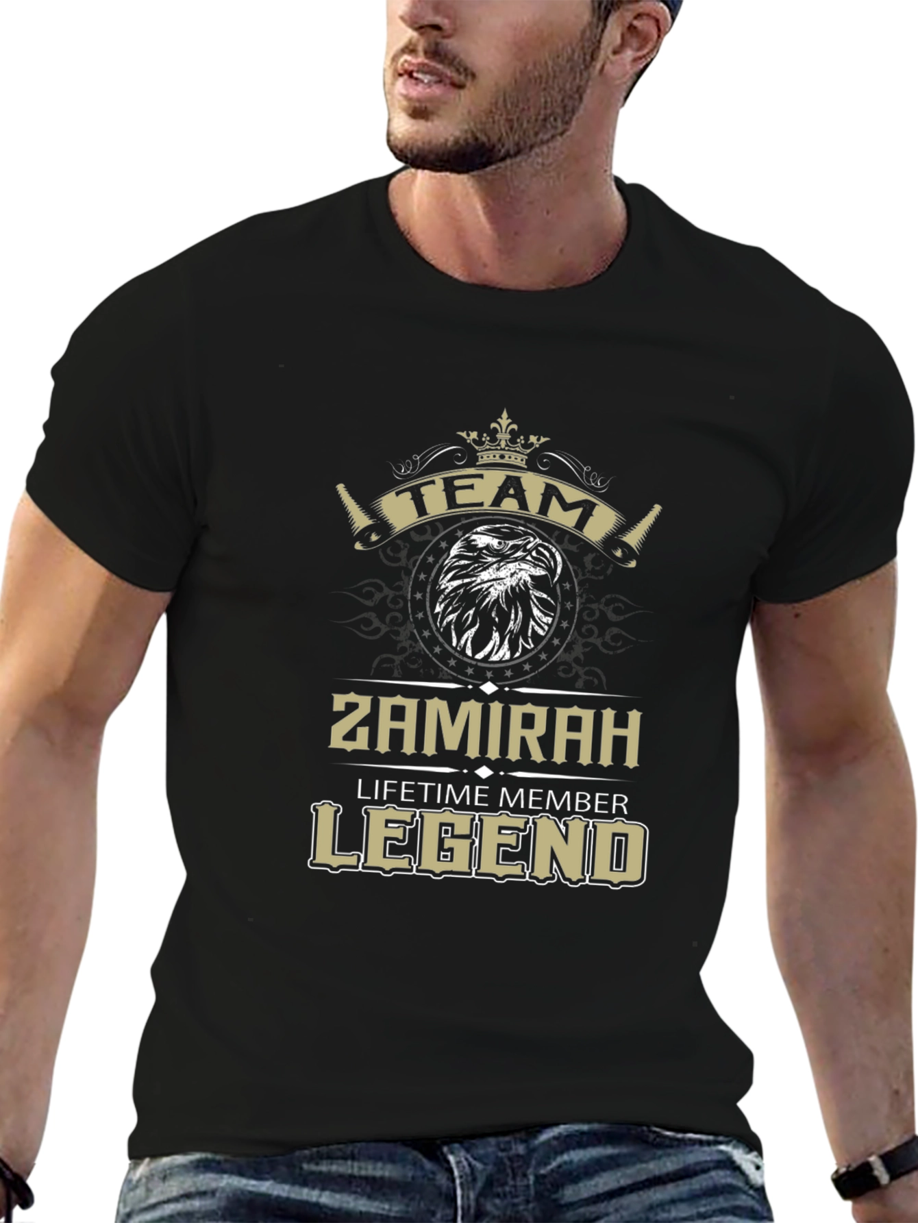 Team Zamirah Legend Black Graphic Tee