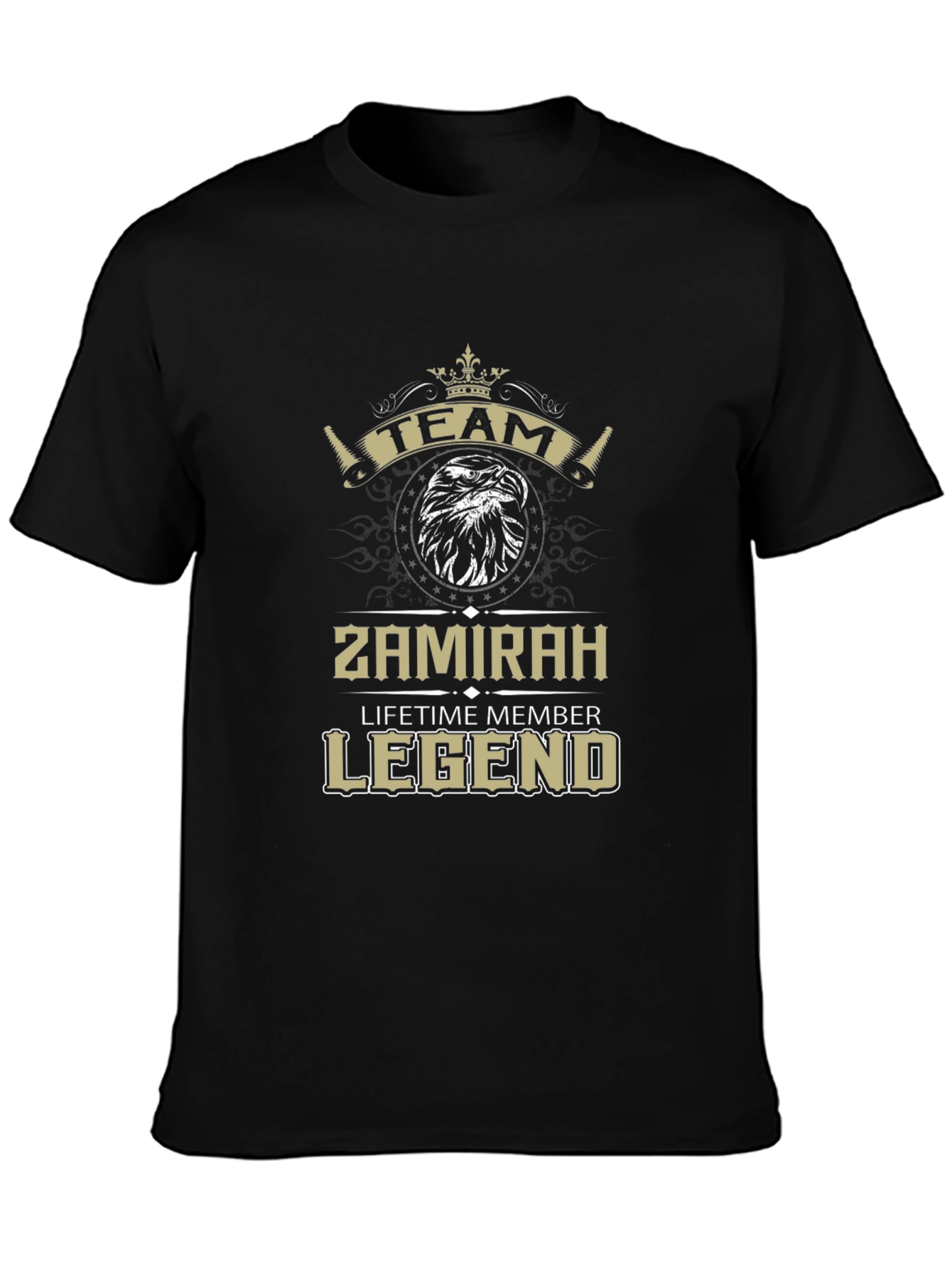 Team Zamirah Legend Black Graphic Tee