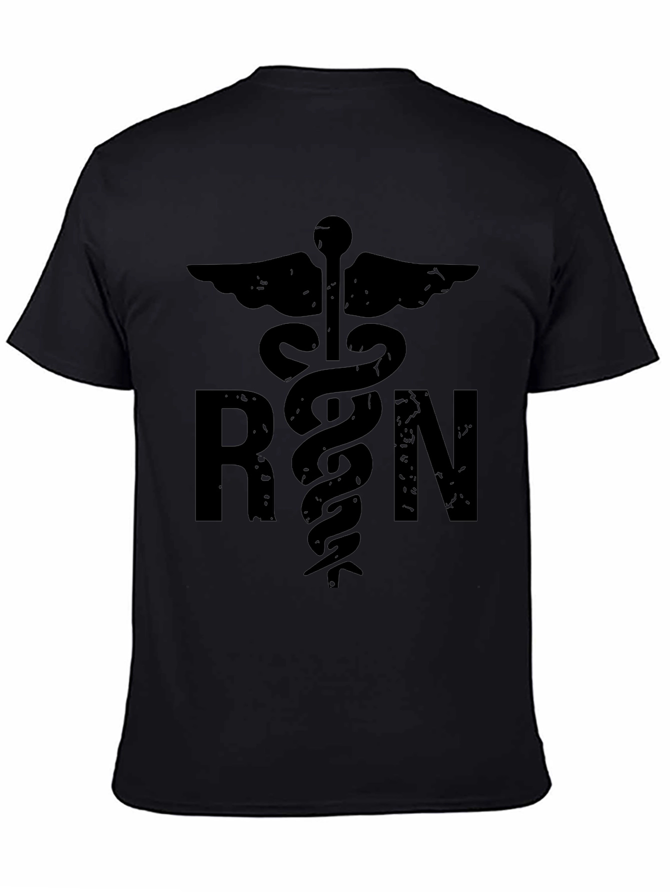 RN Caduceus Symbol Black T-Shirt