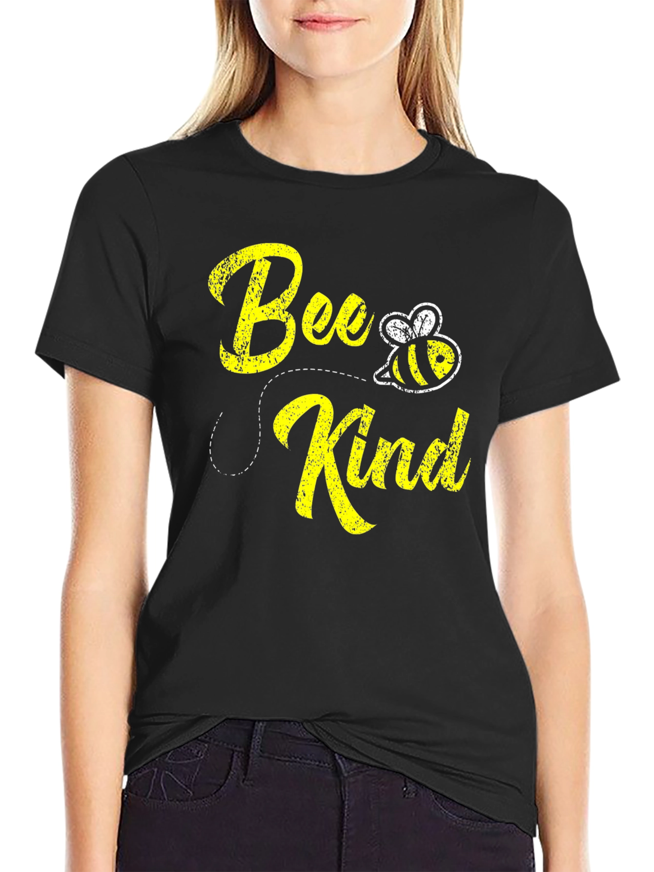 Bee Kind Graphic Tee - Positive Message T-Shirt